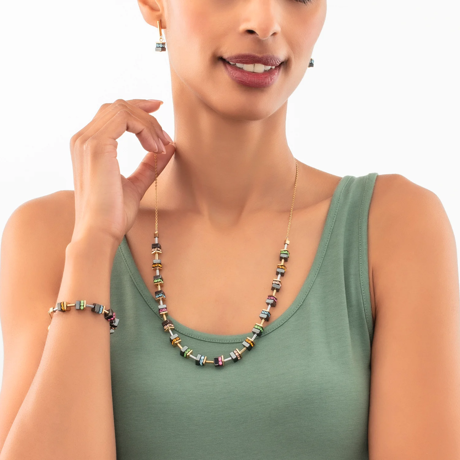 Bracelet Sparkling Classic Chain or multicolore - Image 4