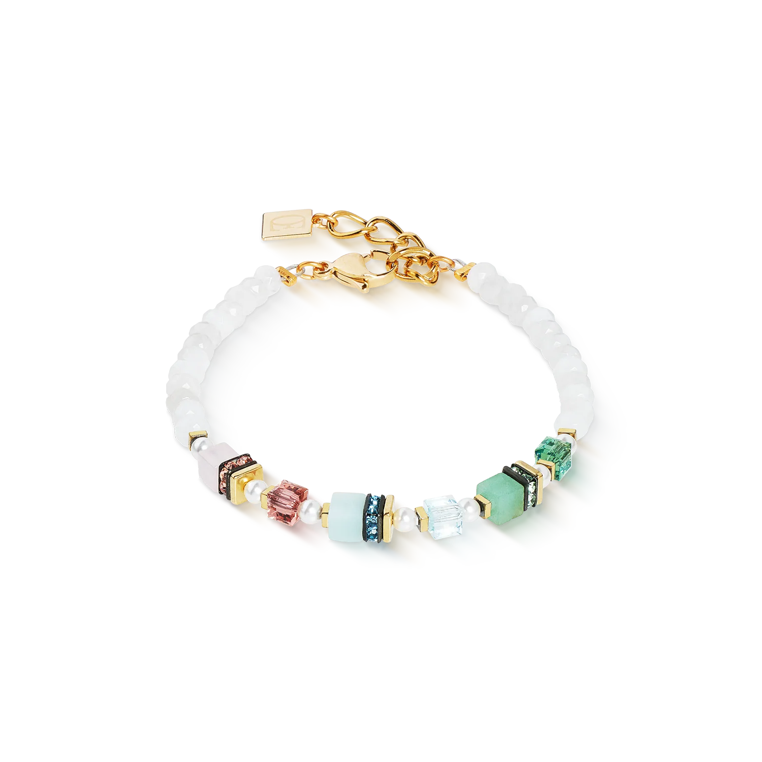 Bracelet Sparkling Princess Spikes or-Art Nouveau