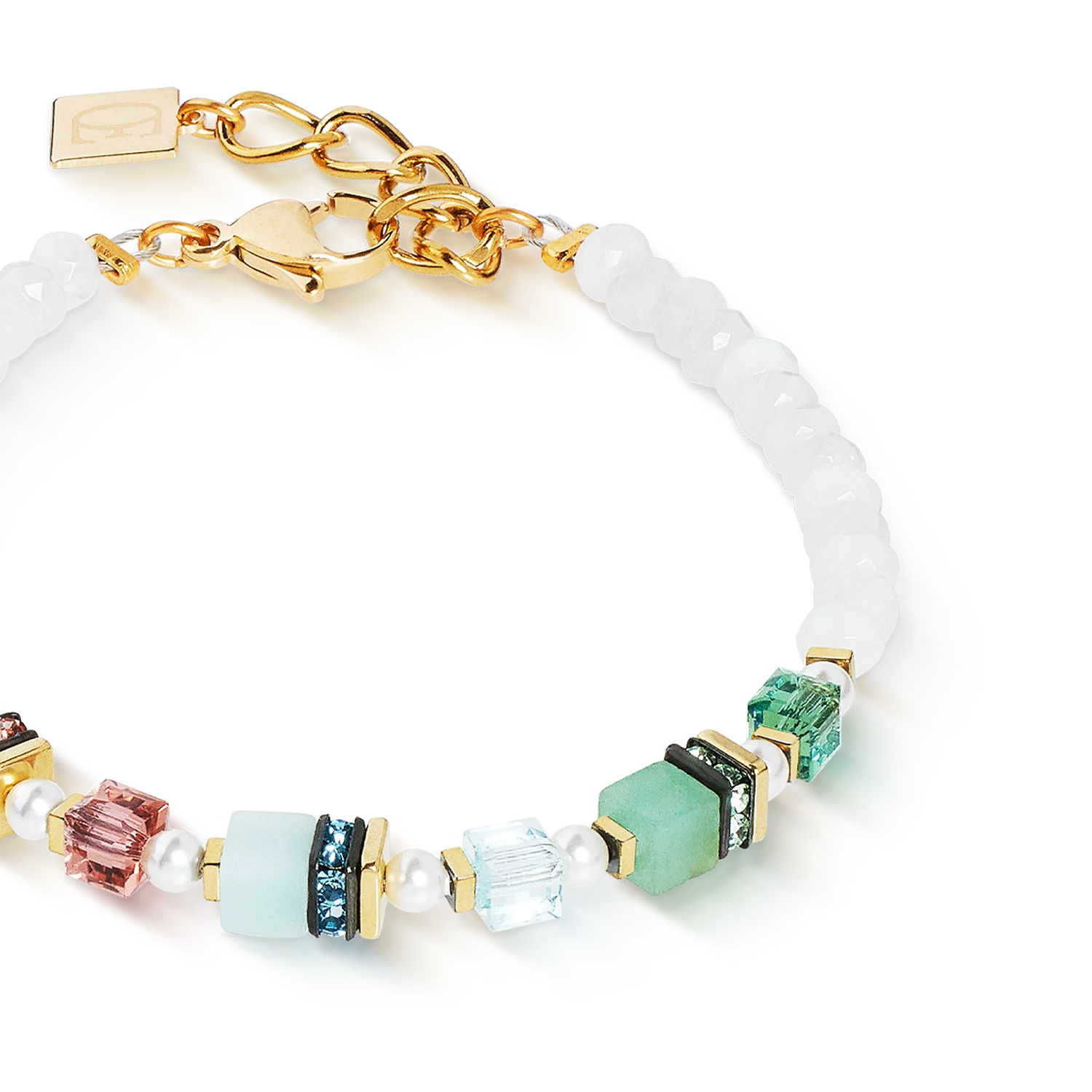 Bracelet Sparkling Princess Spikes or-Art Nouveau - Image 2