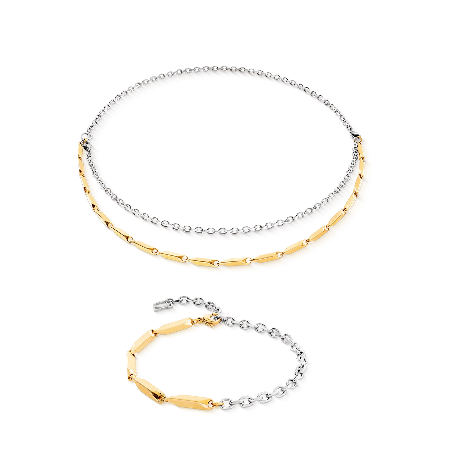Bracelet Twisted Layers Duo bicolore - Image 3