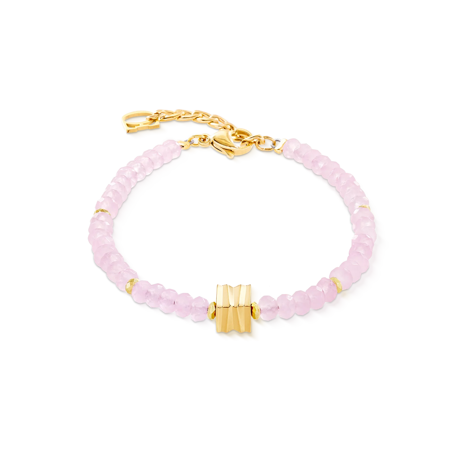 Bracelet Wave Essence Pink Jade or