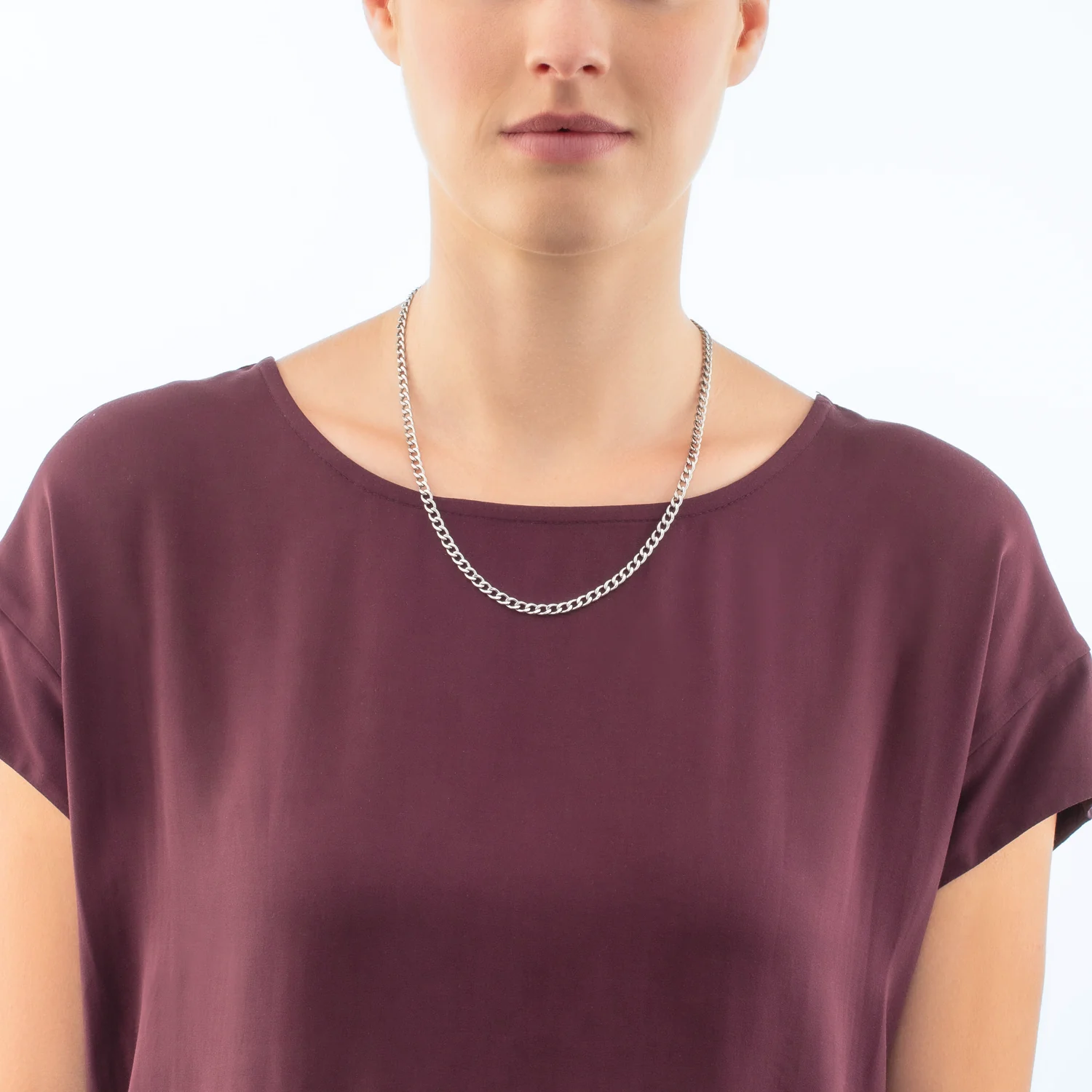 Chaîne de rallonge 50 cm argent - Image 3