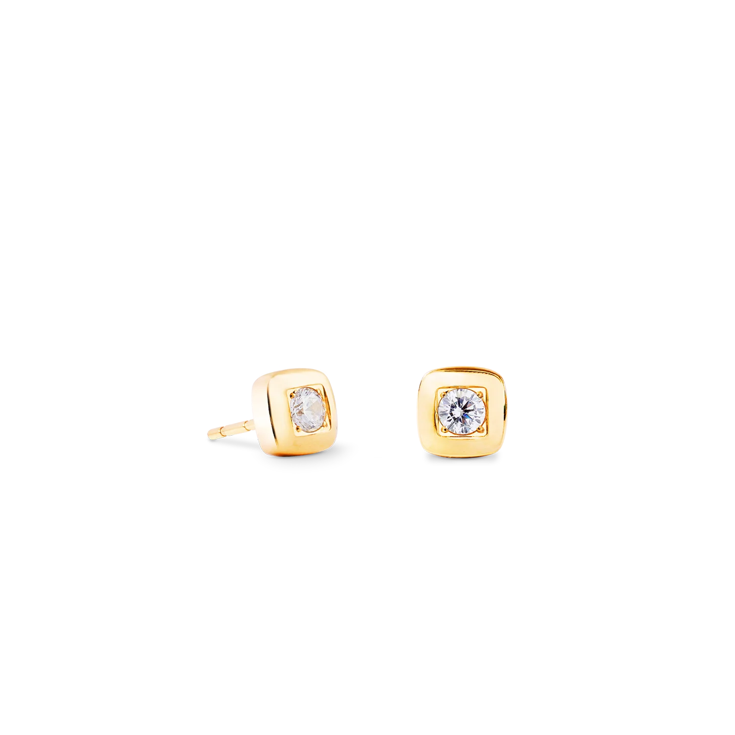 Clous d'oreilles Small Soft Cube Glow or