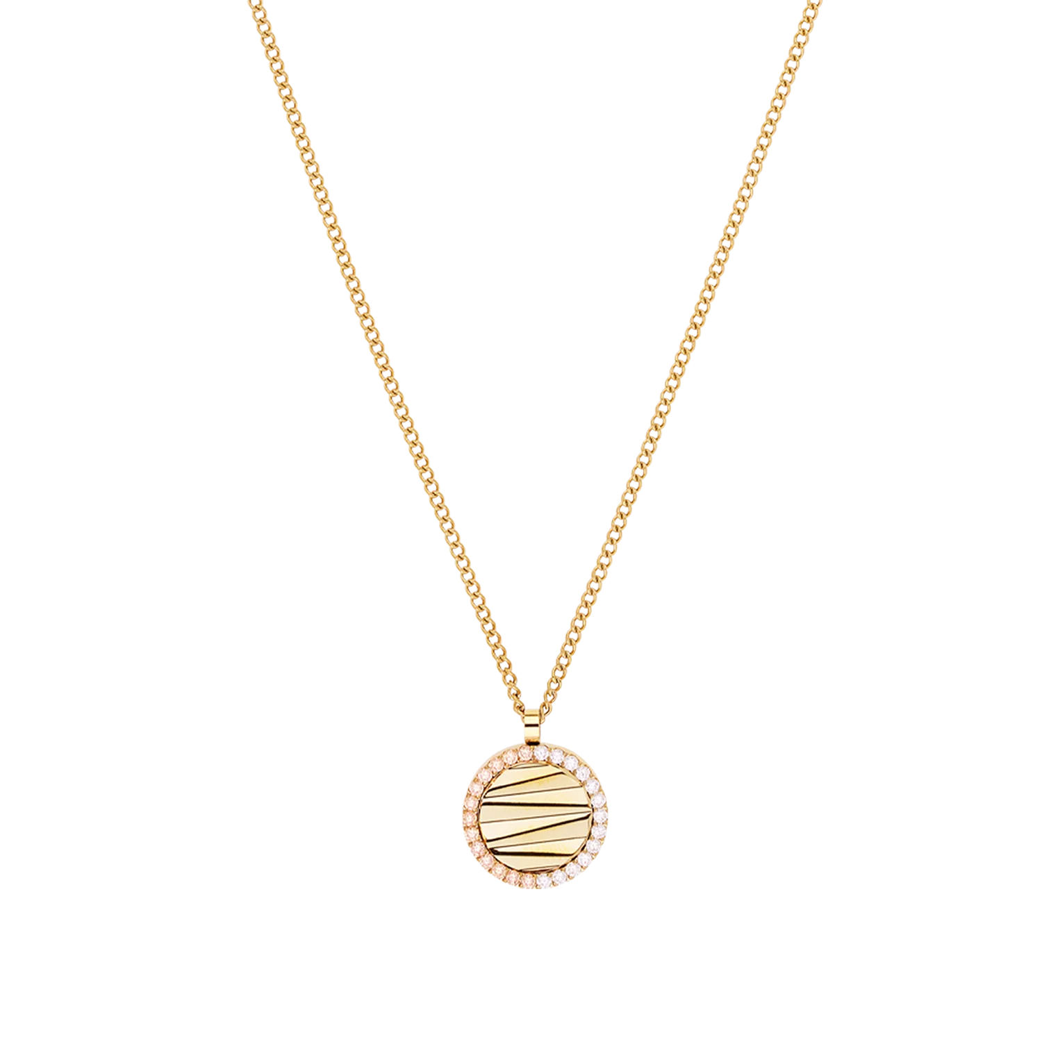 Collier Amulette Mini Waves or-beige - Image 2