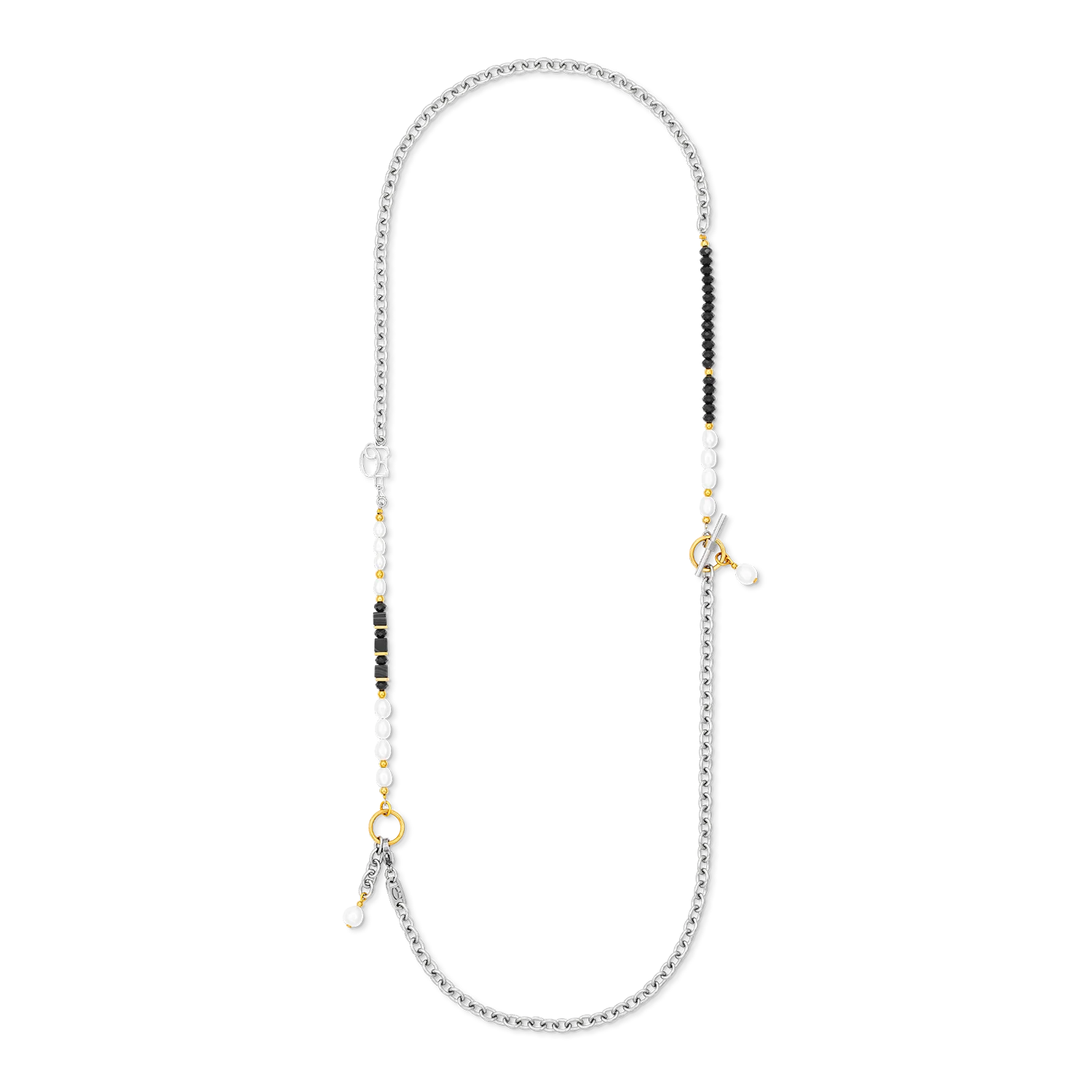 Collier Art Déco Elegance bicolore - Image 6