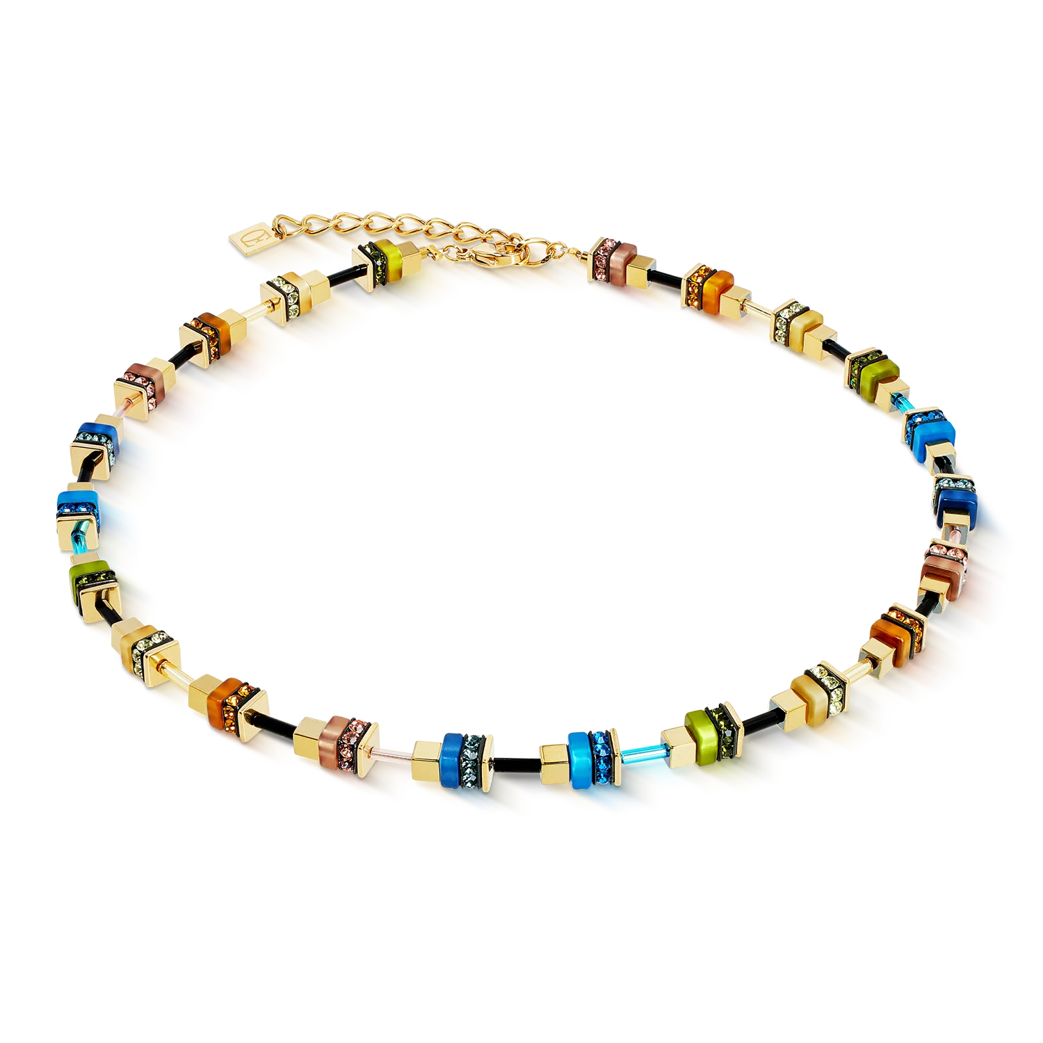 Collier Autumn Glow Cube multicolore