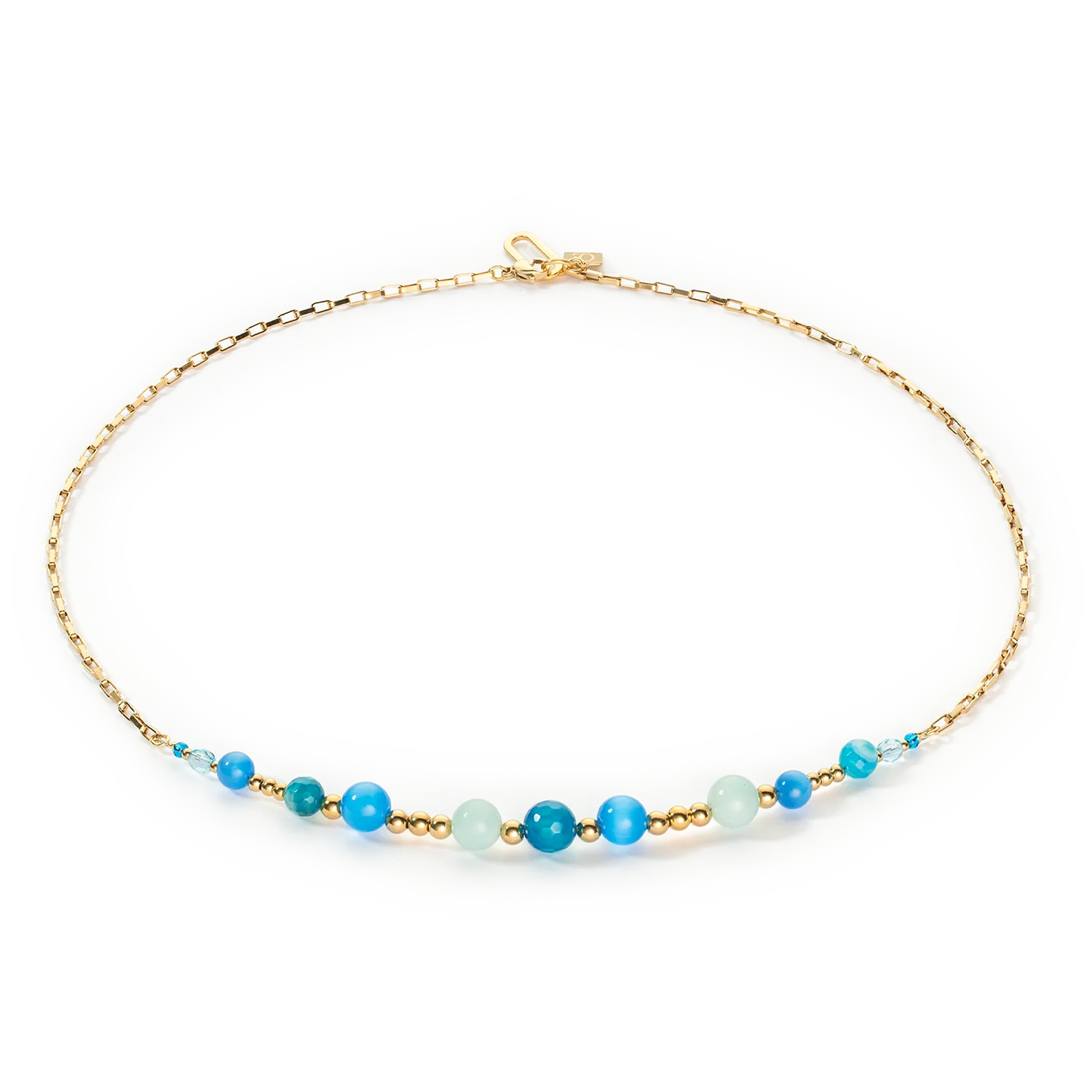 Collier Candy Spheres turquoise