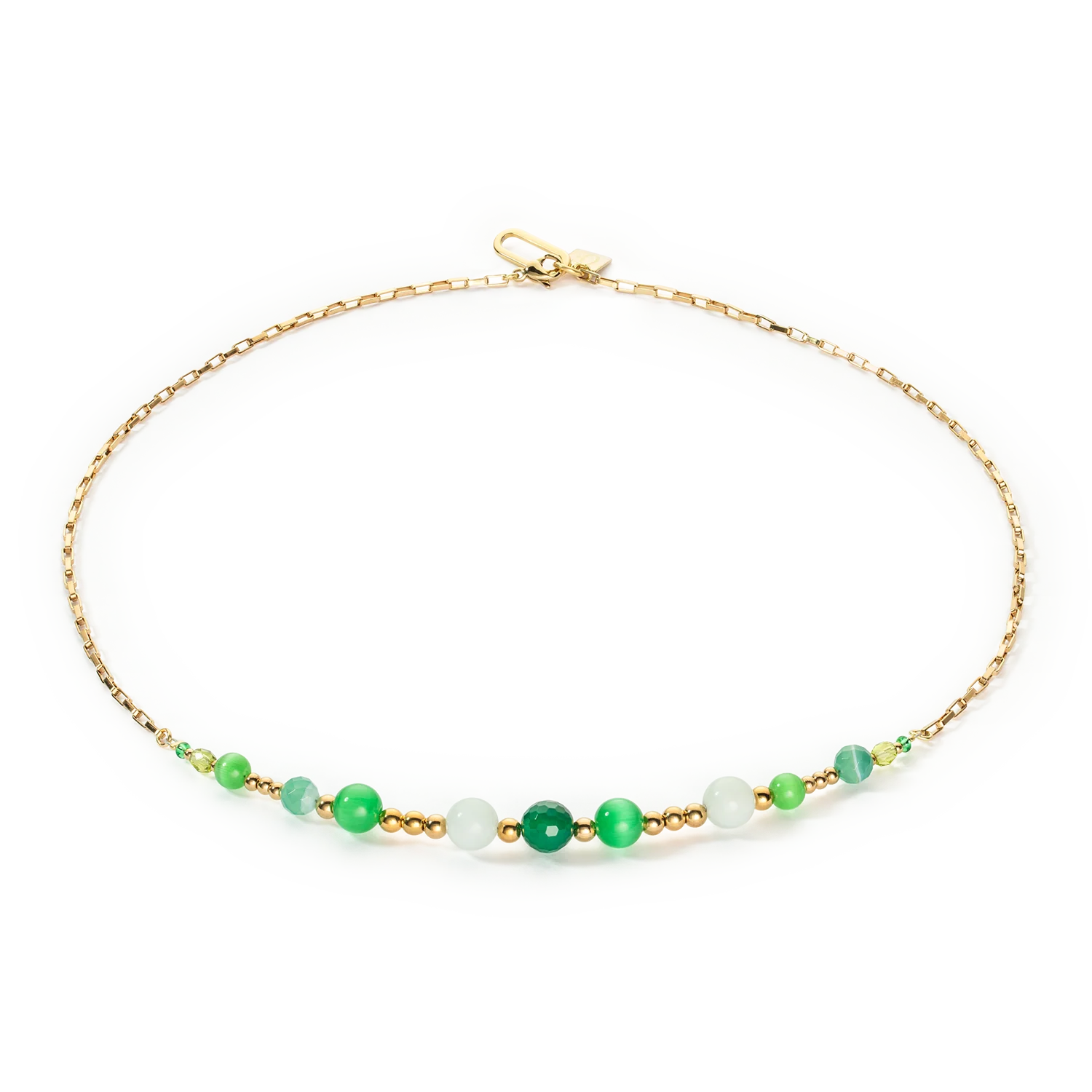 Collier Candy Spheres vert