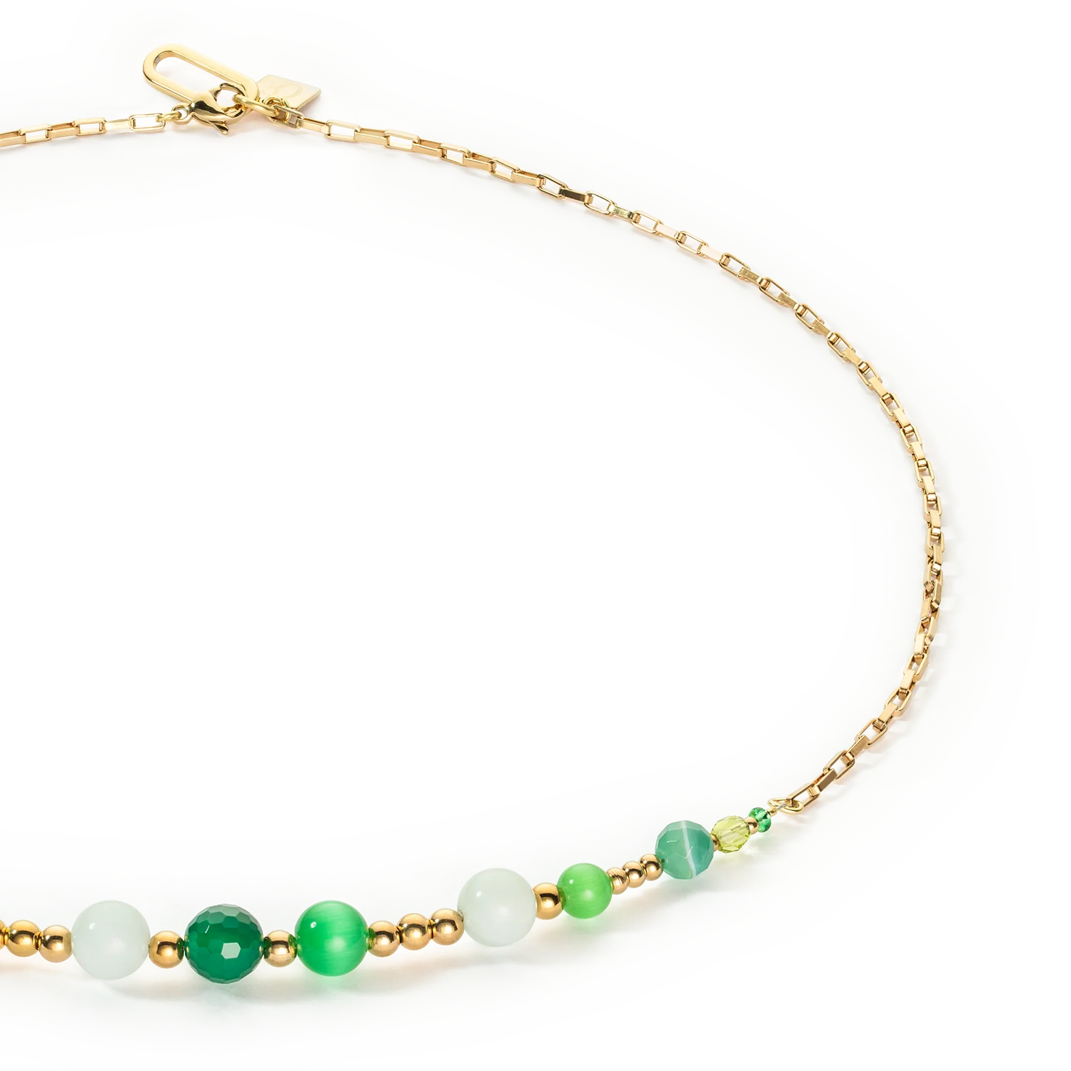 Collier Candy Spheres vert - Image 2
