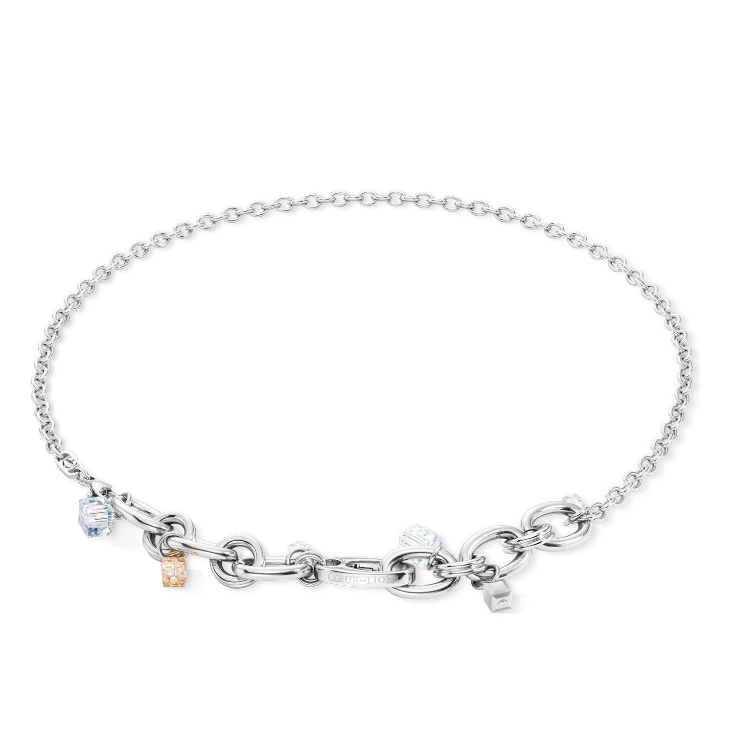 Collier Chunky Chain Runway Exlusive argent