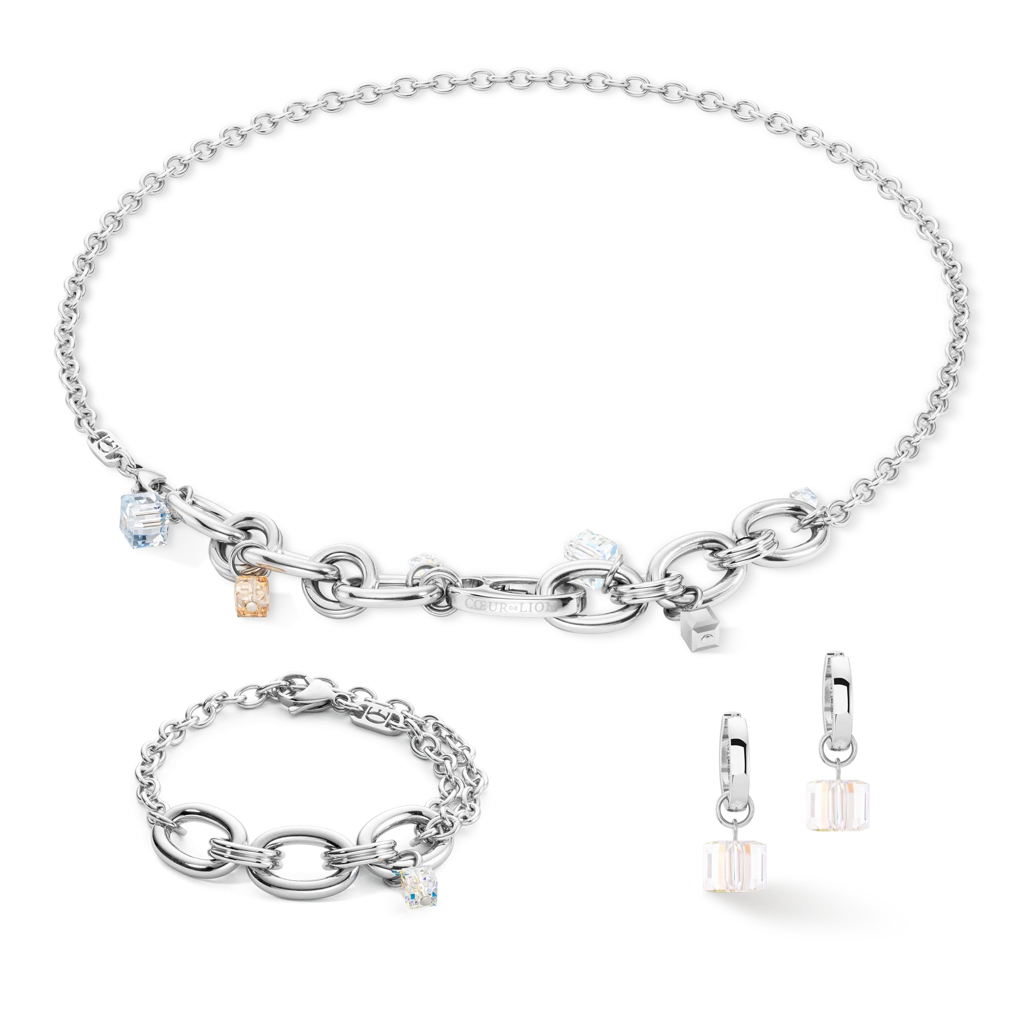 Collier Chunky Chain Runway Exlusive argent - Image 3