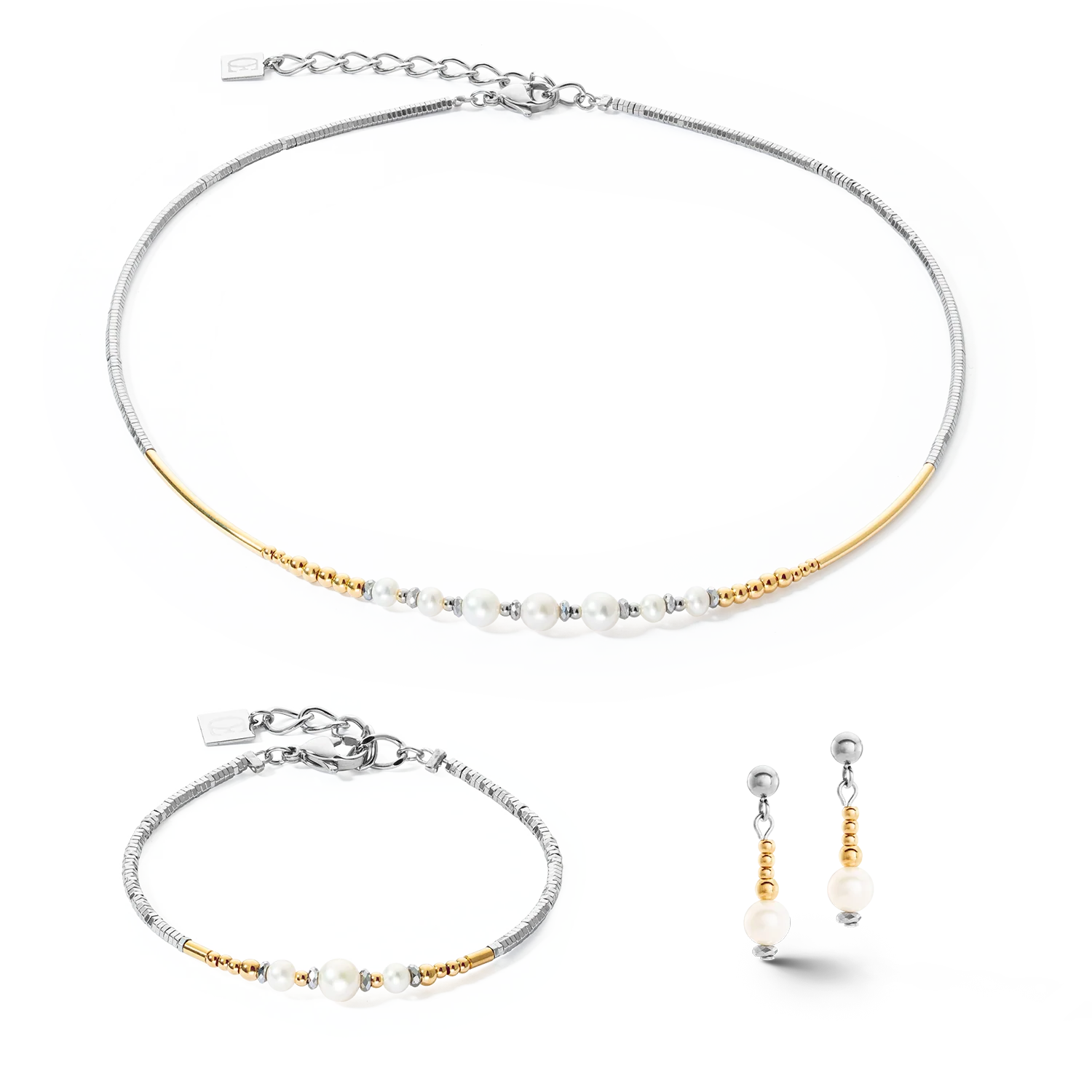 Collier Classic Princess Perles d'eau douce bicolores - Image 3
