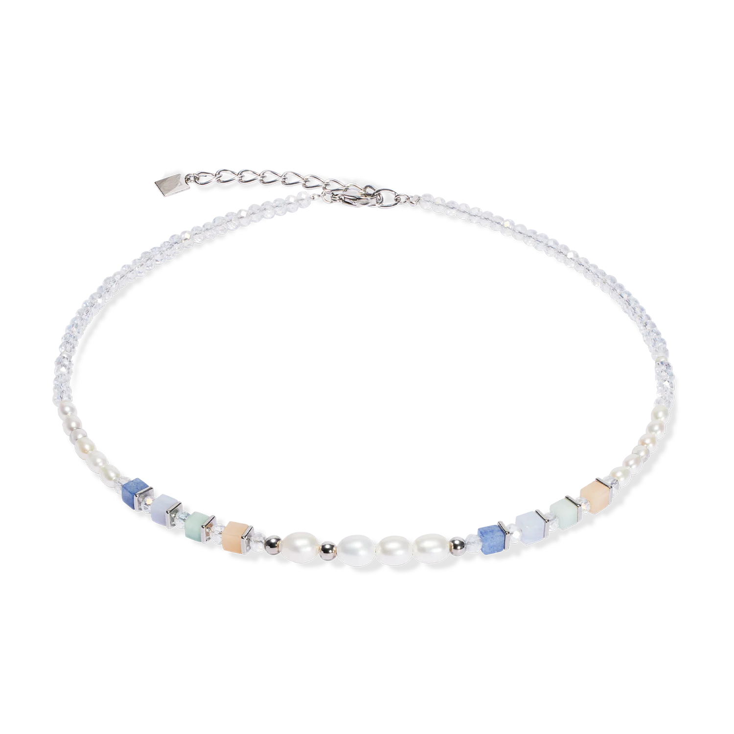 Collier Cosmic Pearls soft argent