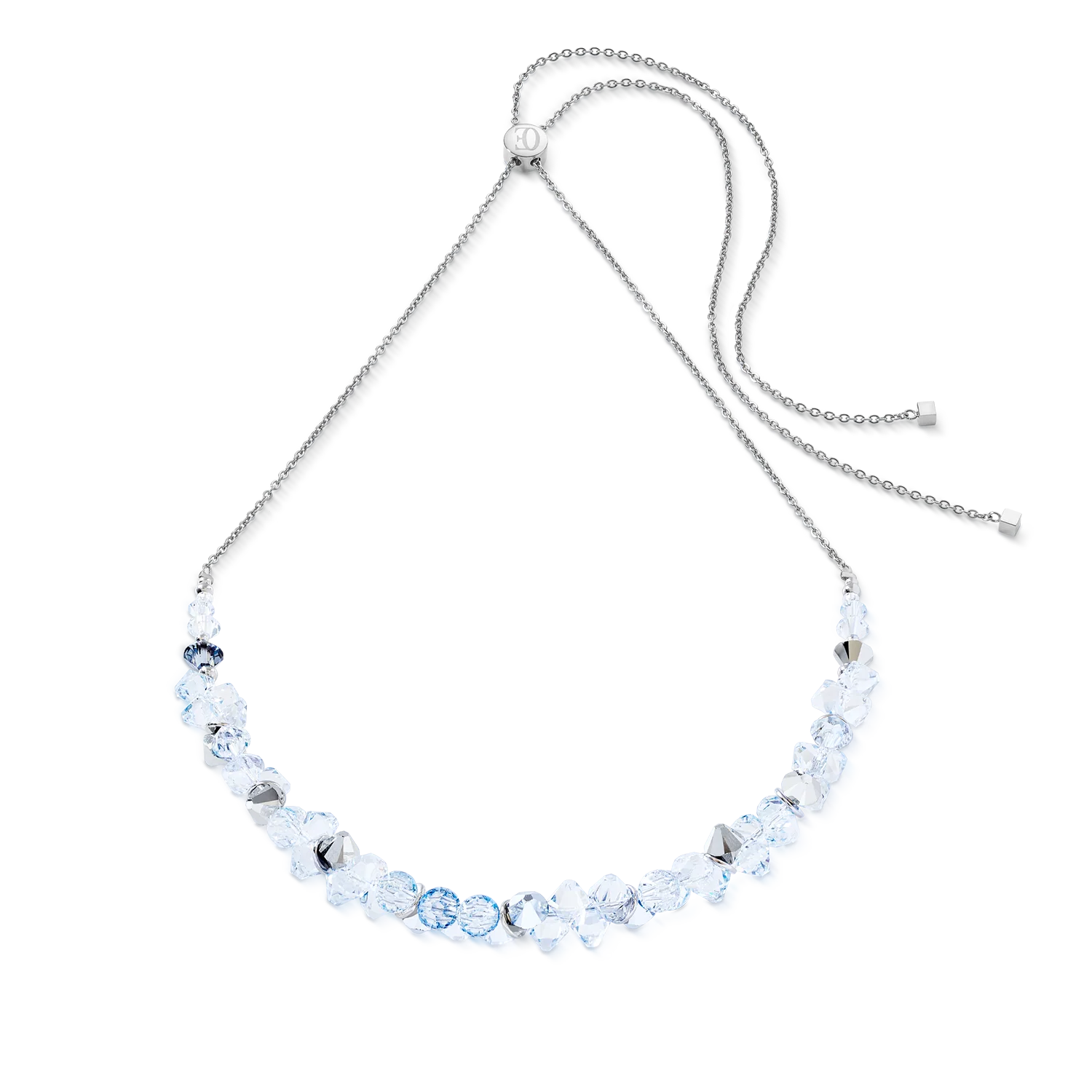 Collier Dancing Crystals argent-cristal