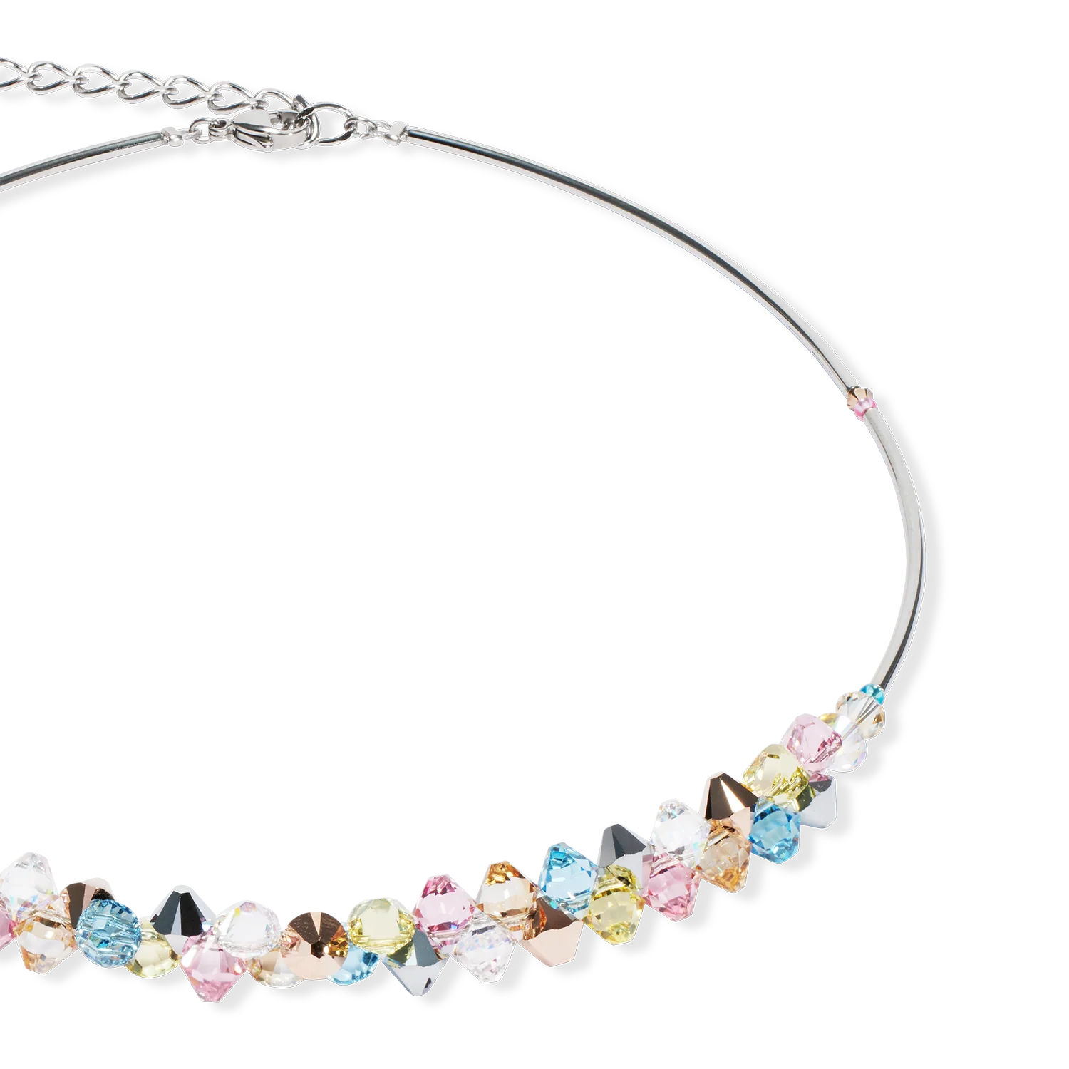 Collier Dancing Crystals argent-pastel - Image 2