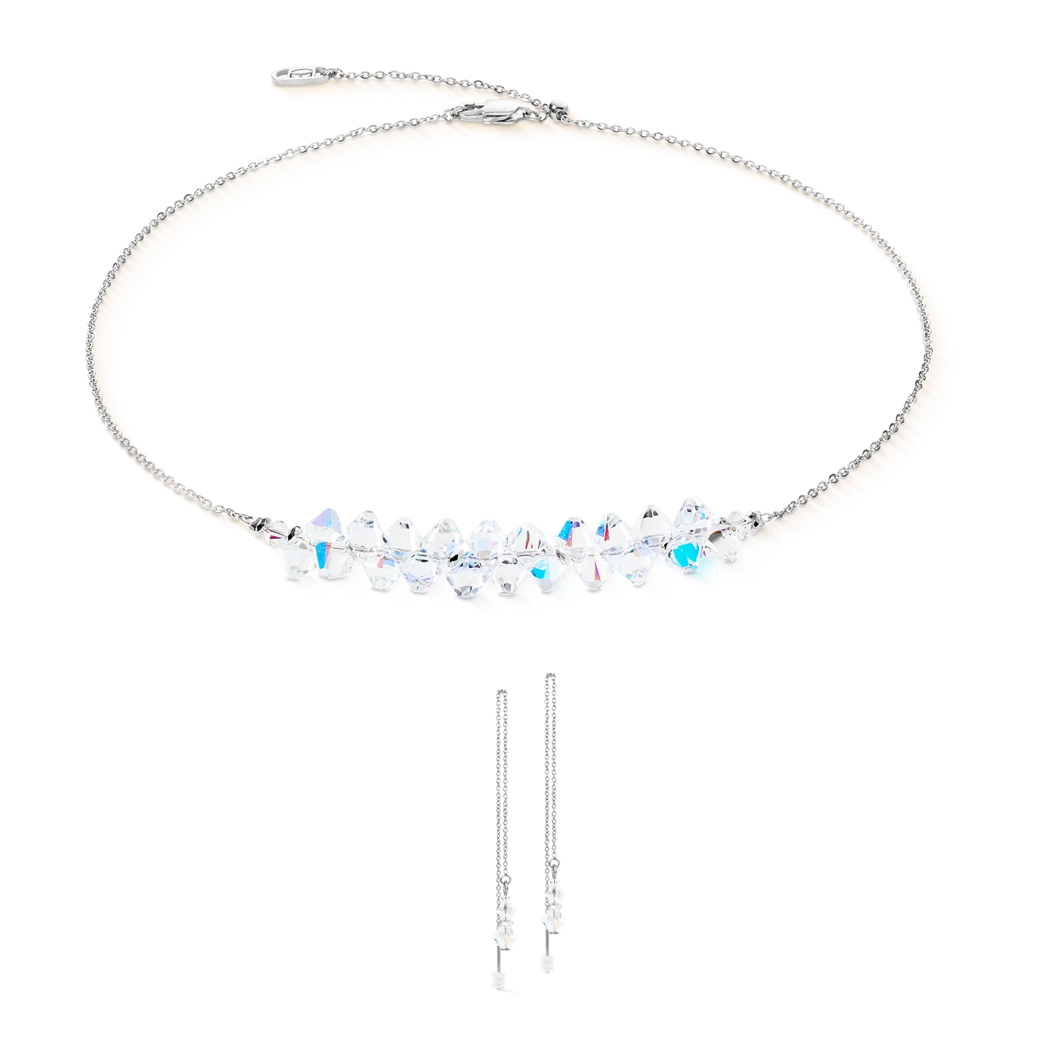 Collier Dancing Crystals Pure argent-cristal - Image 3