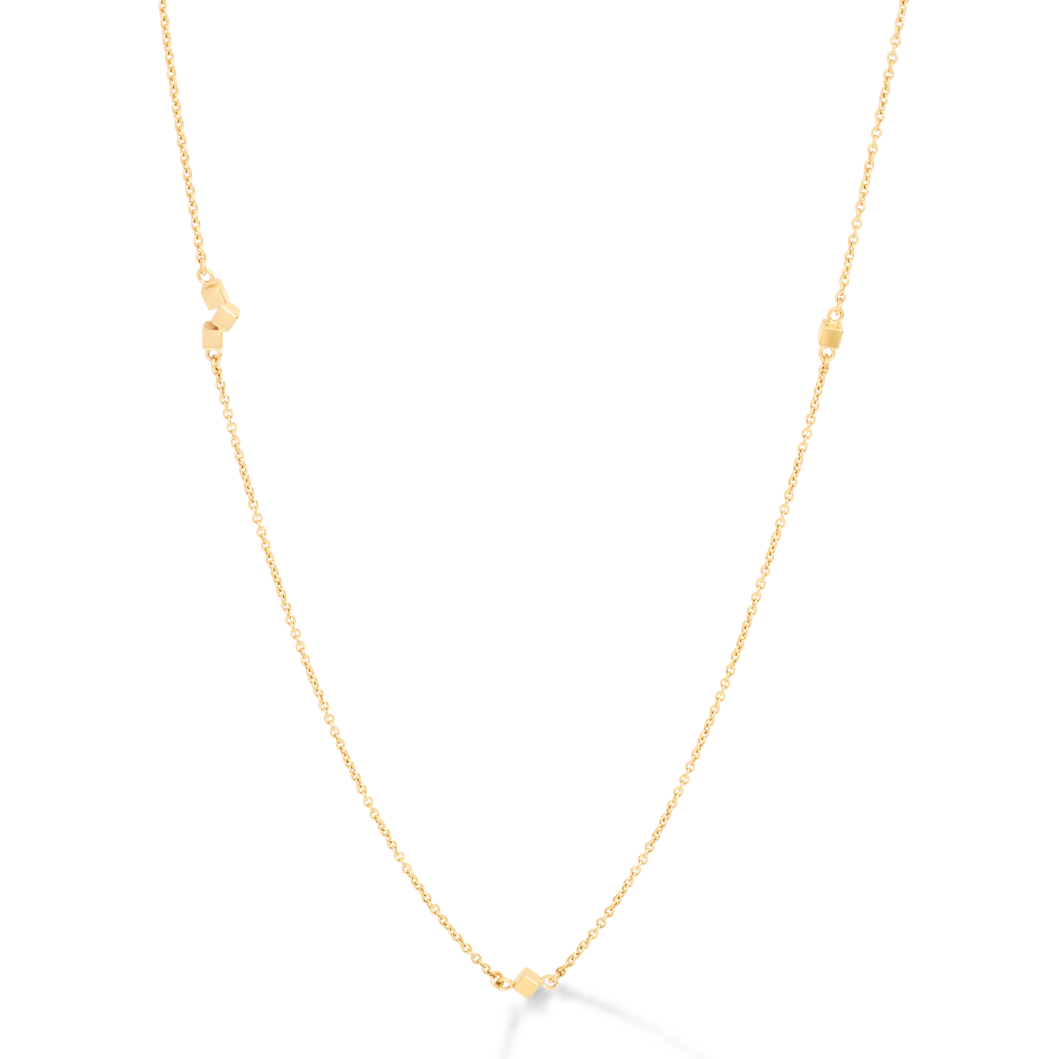 Collier Dancing GeoCUBE® small chain longacier or - Image 3