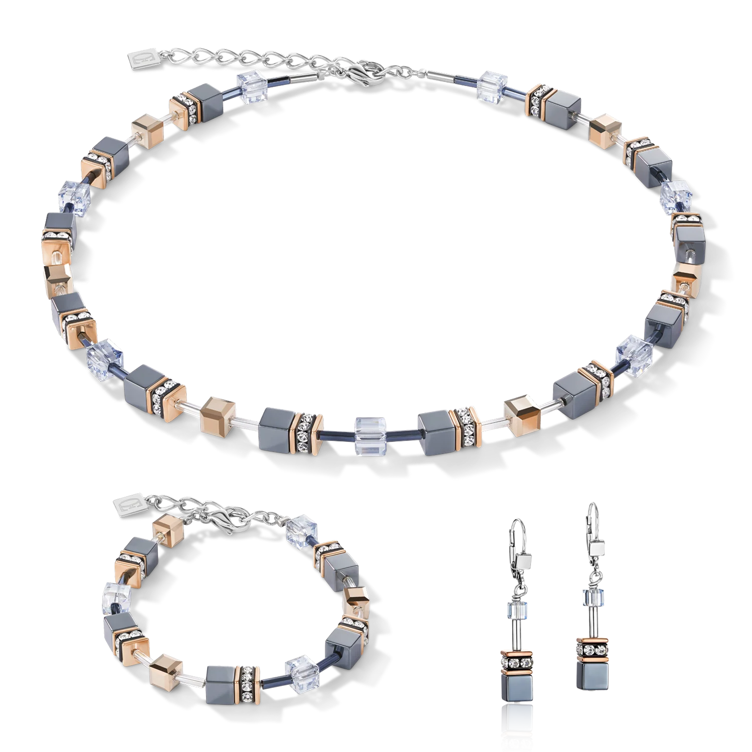 Collier GeoCUBE® bleu glacier - Image 3