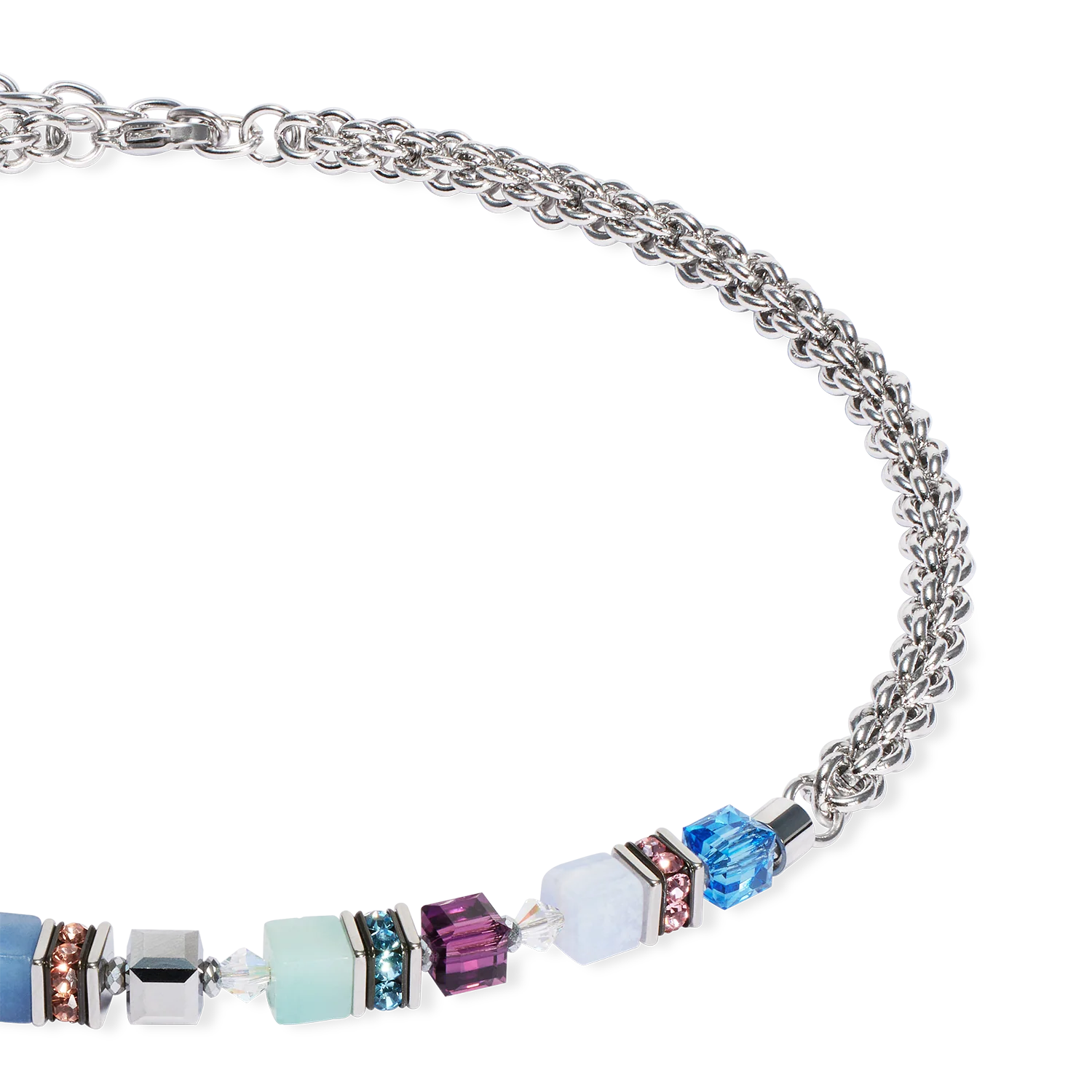 Collier GeoCUBE® Fusion Summer argent-couture - Image 2