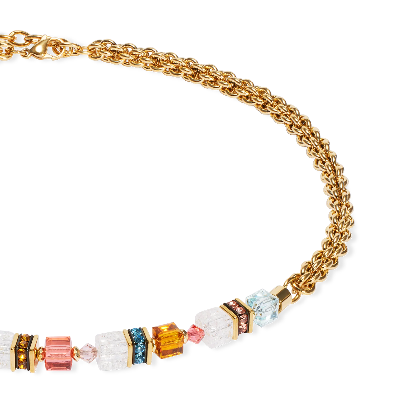 Collier GeoCUBE® Fusion Summer or-sunset - Image 2