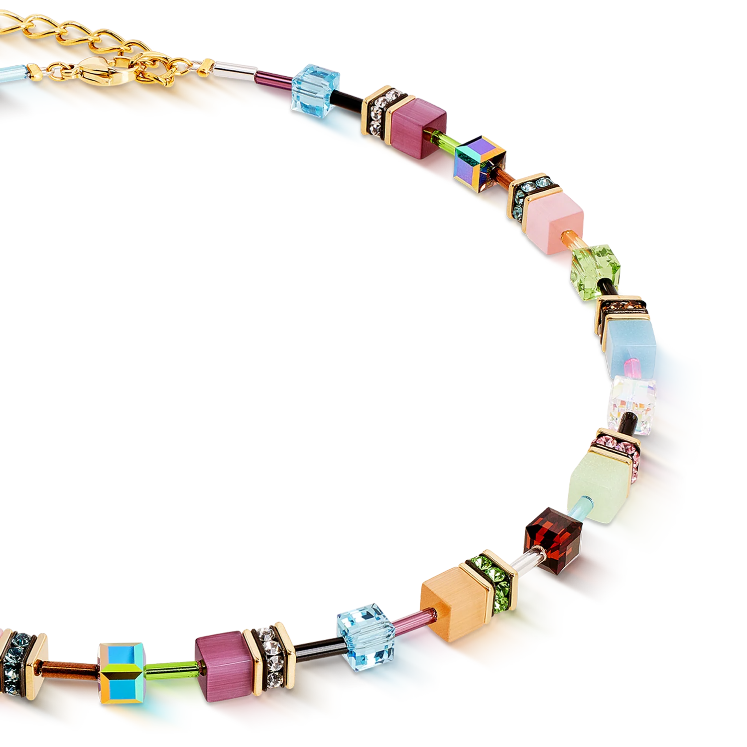 Collier GeoCUBE® Iconic Art Nouveau or - Image 2