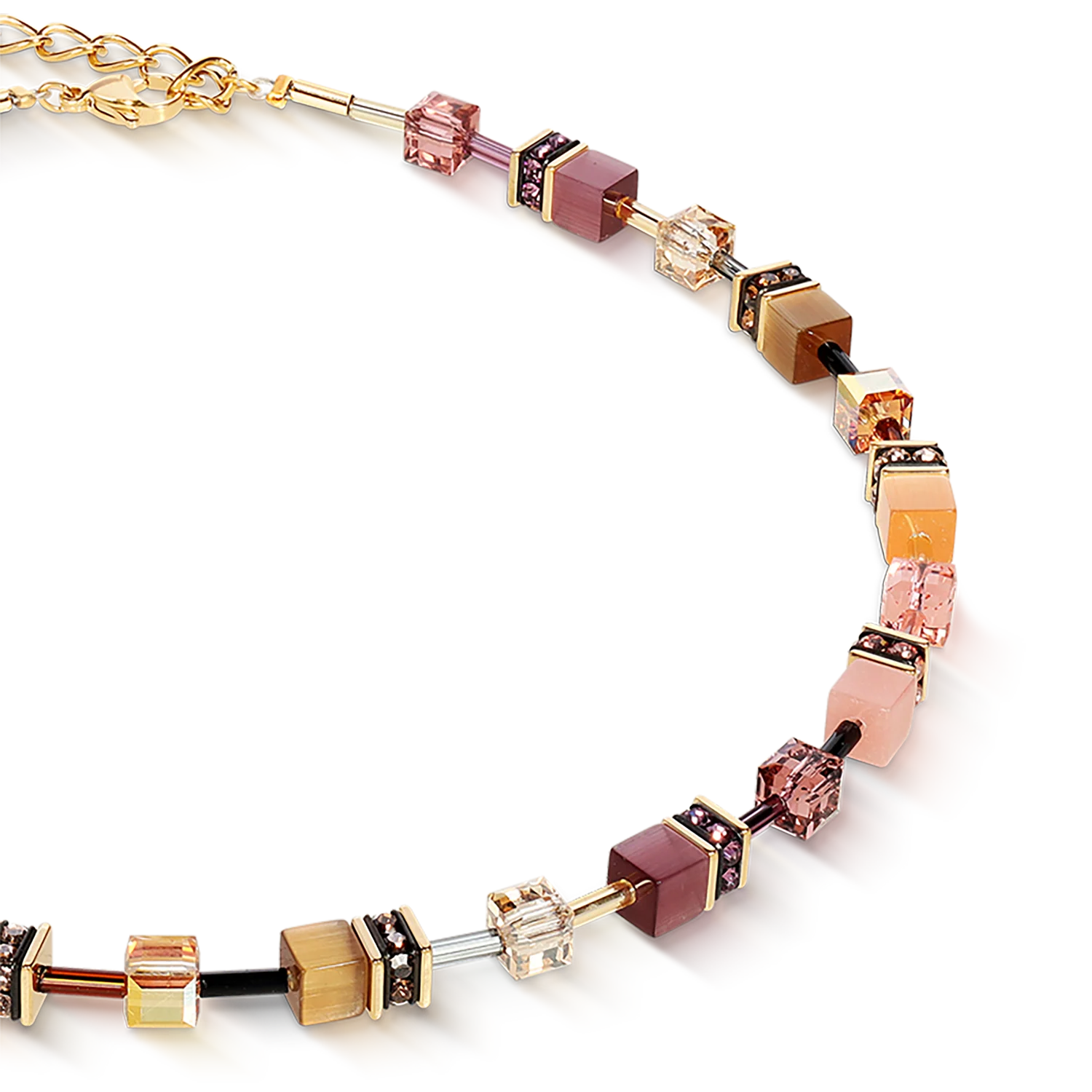 Collier GeoCUBE® Iconic golden Blush - Image 2