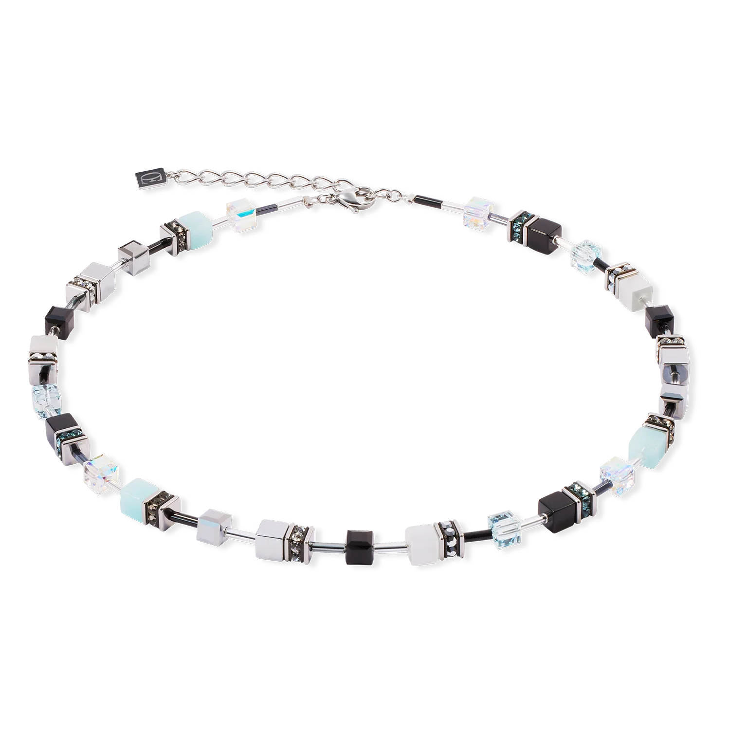 Collier GeoCUBE® Iconic Ice Serenity argent