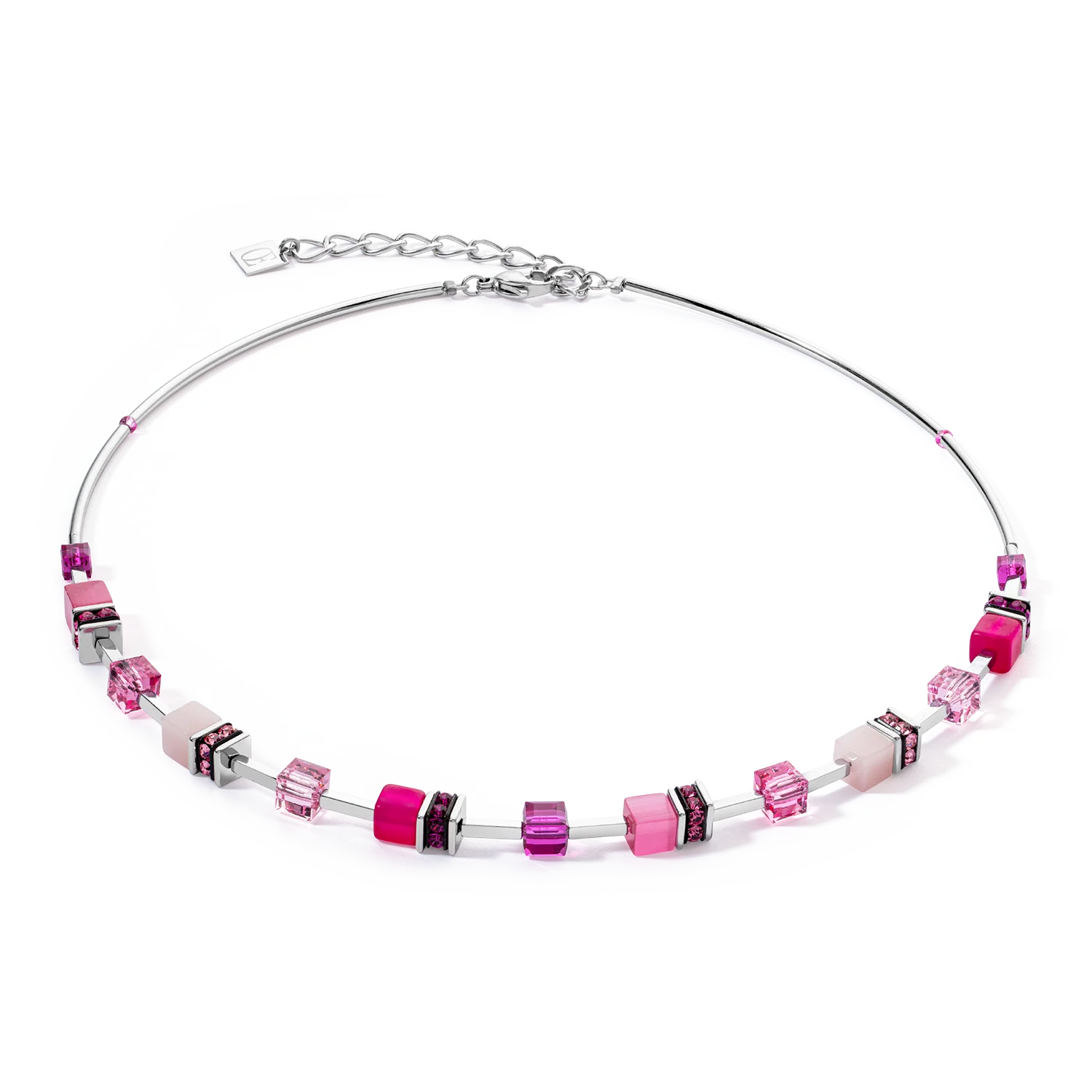 Collier GeoCUBE® Iconic Lite Magenta
