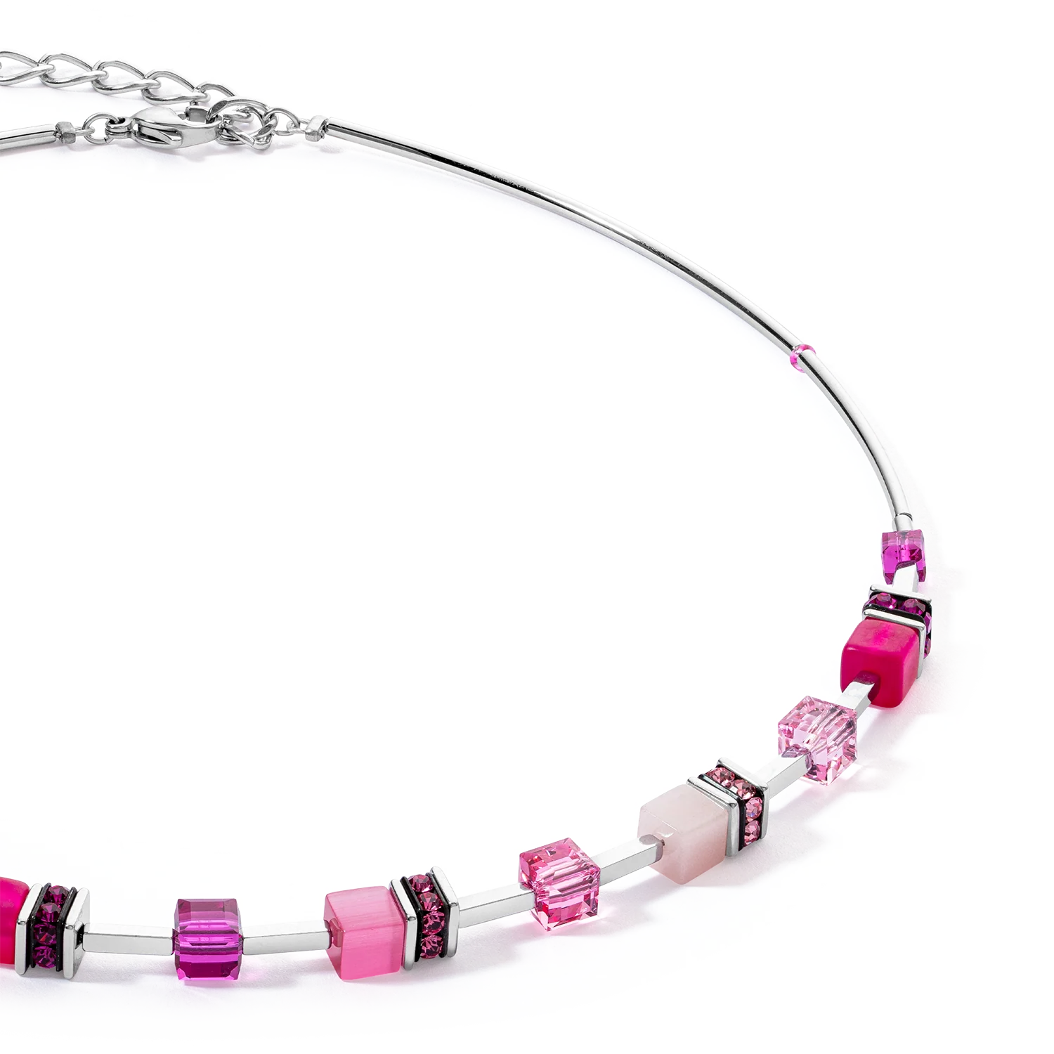 Collier GeoCUBE® Iconic Lite Magenta - Image 2