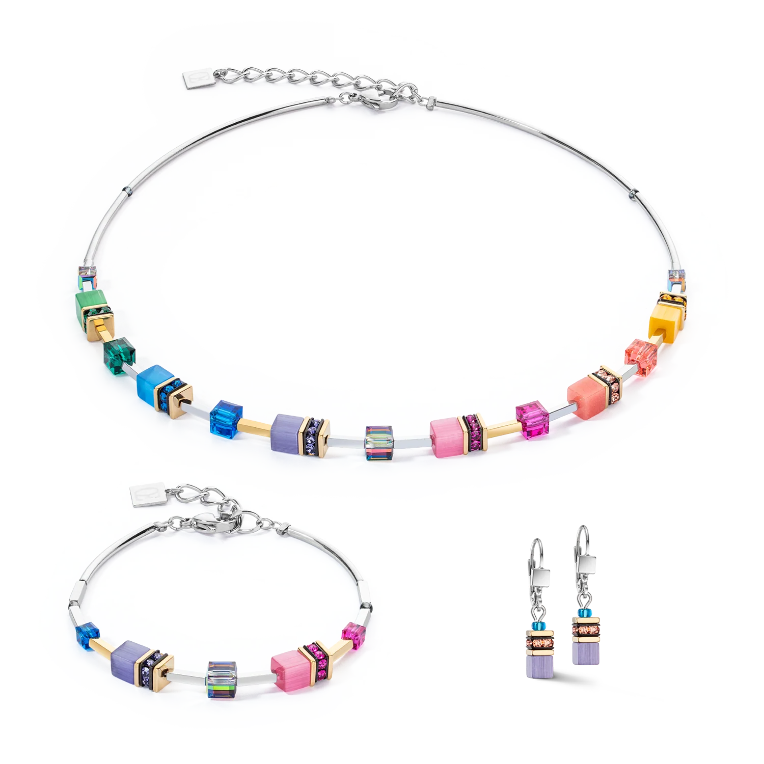 Collier GeoCUBE® Iconic Lite Rainbow - Image 3