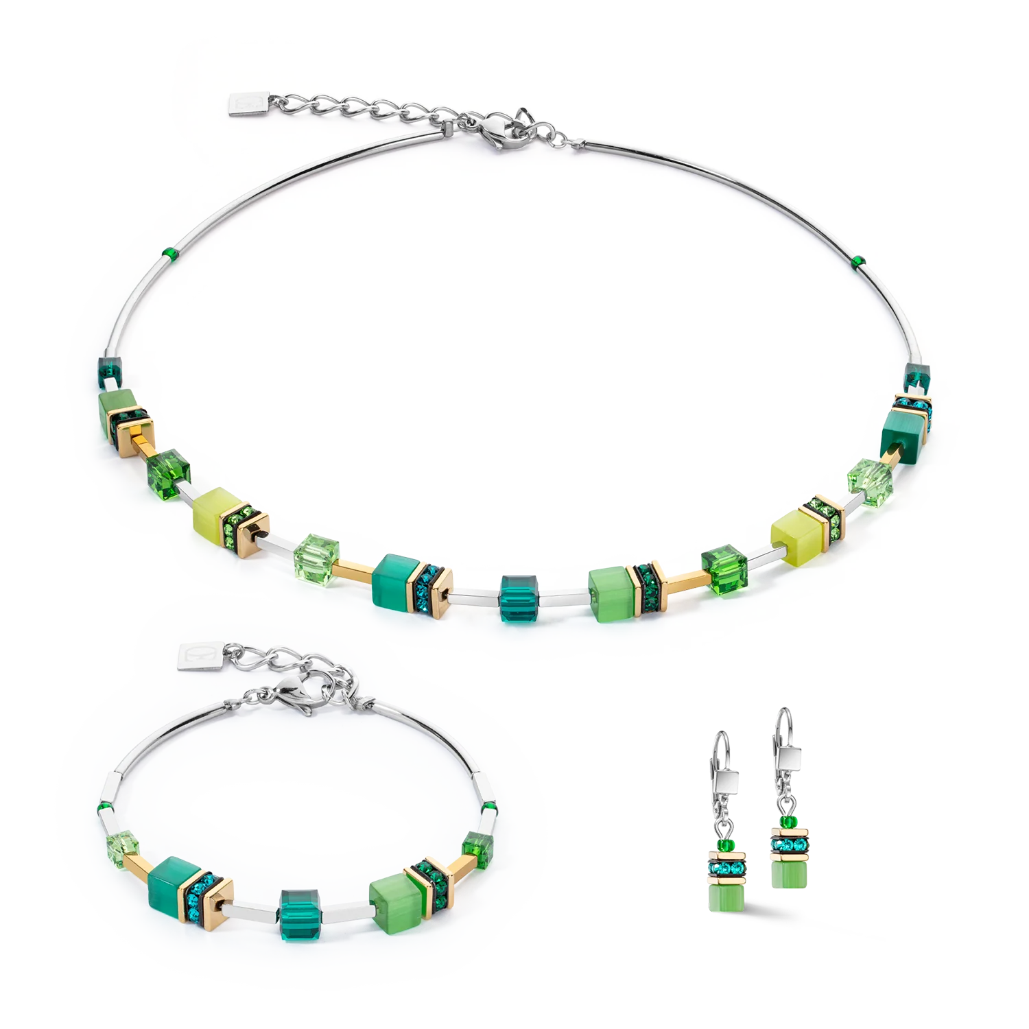 Collier GeoCUBE® Iconic Lite Vert - Image 3
