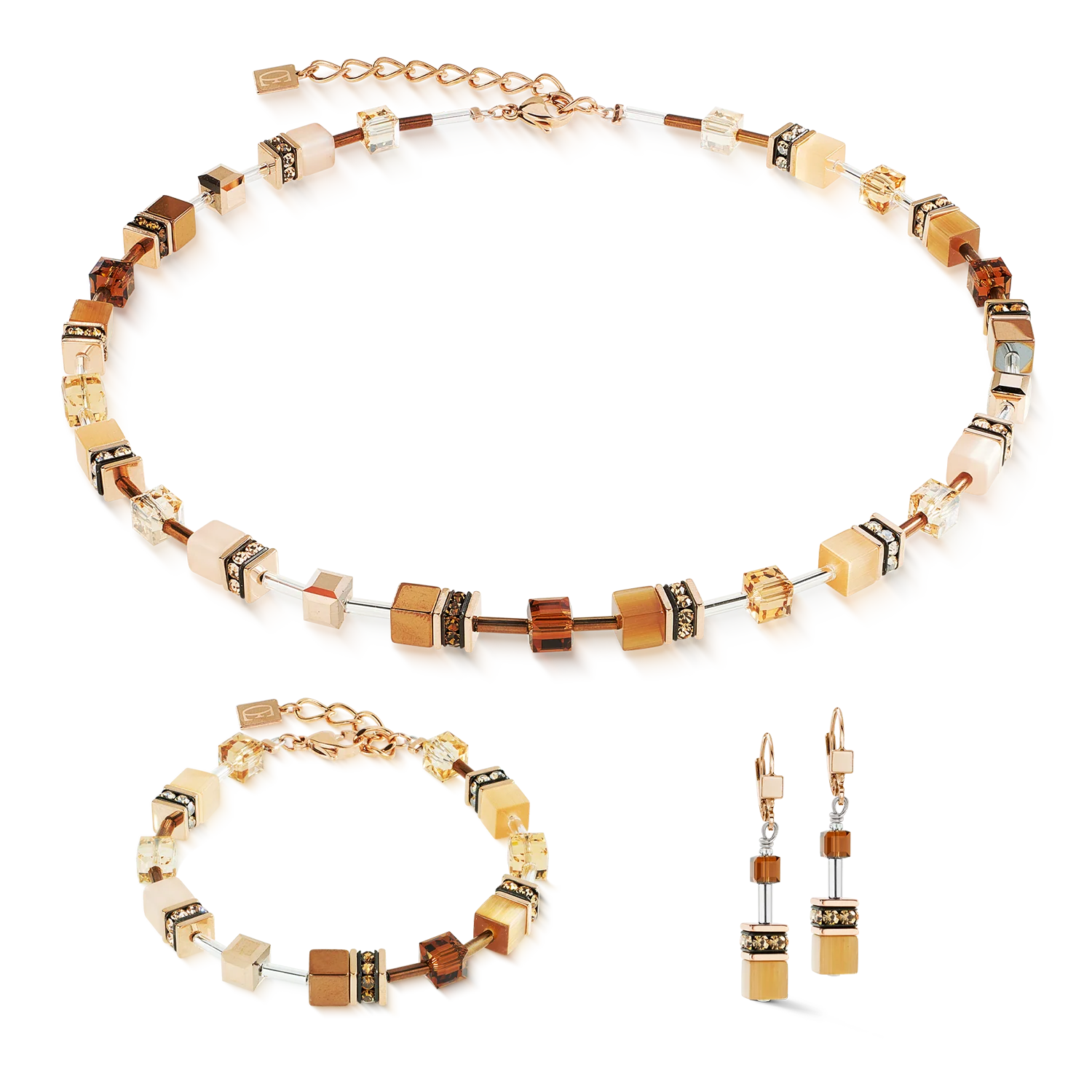 Collier GeoCUBE® Iconic Mocha Mousse - Image 3