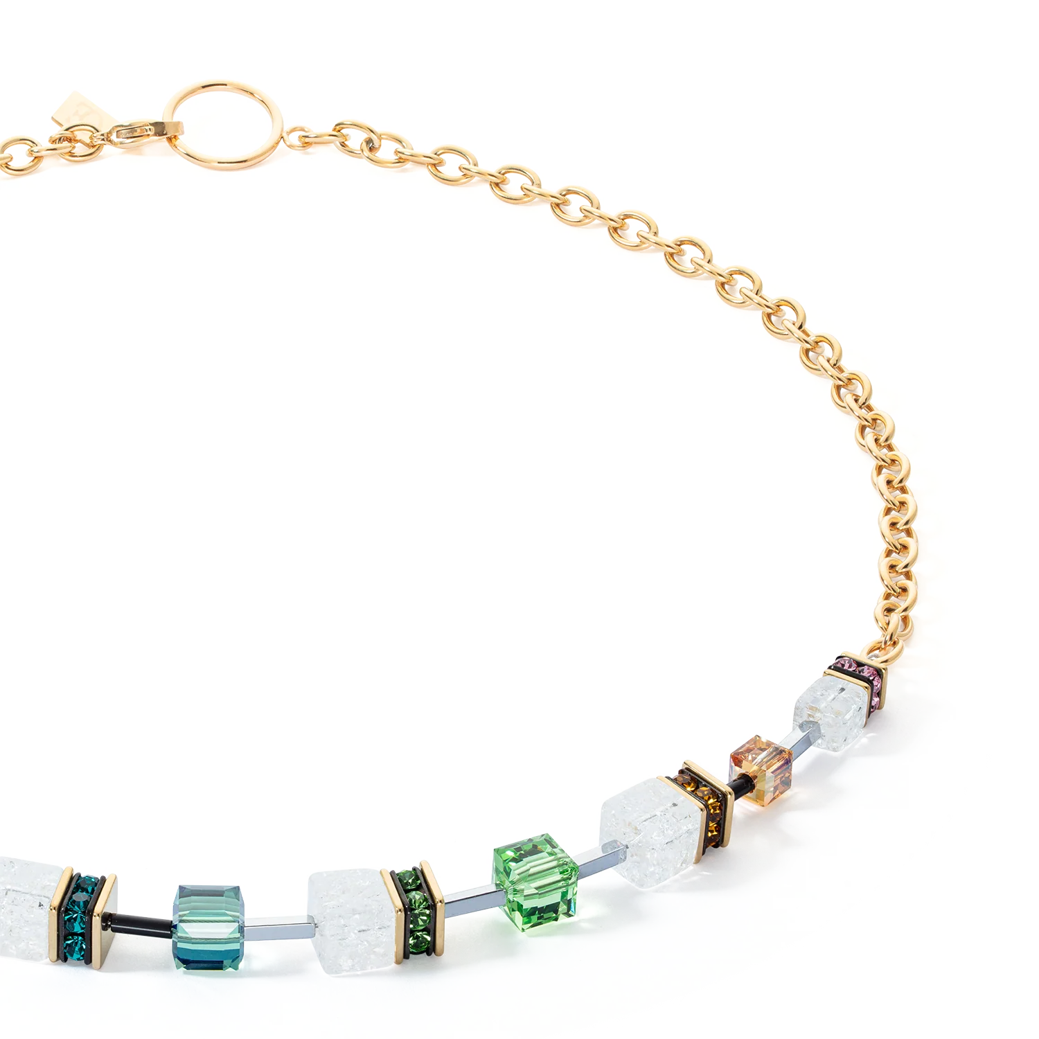 Collier GeoCUBE® Iconic Precious Chain or-multicolore - Image 2