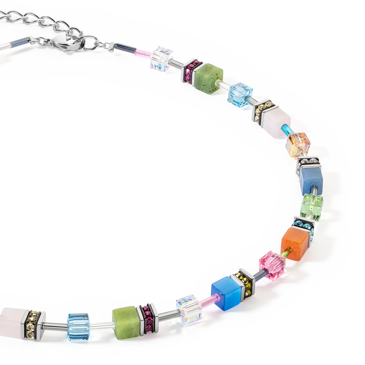 Collier GeoCUBE® Iconic Precious multicolour boho - Image 2