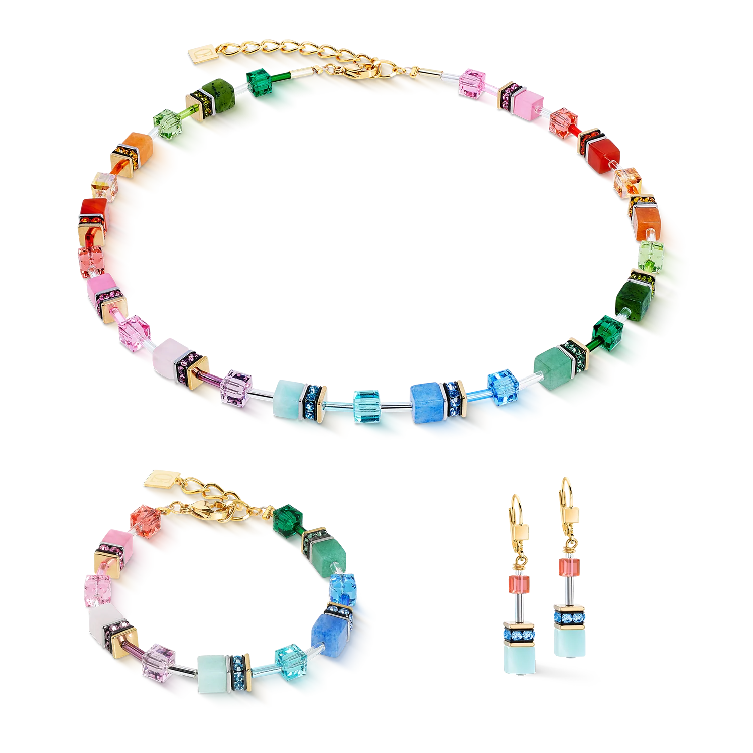 Collier GeoCUBE® Iconic Precious Rainbow - Image 3