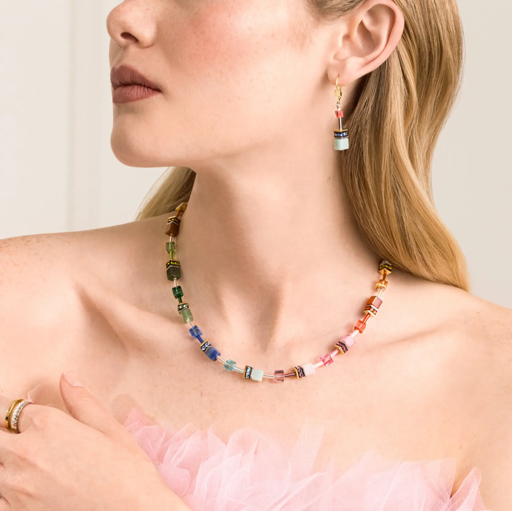 Collier GeoCUBE® Iconic Precious Rainbow - Image 4
