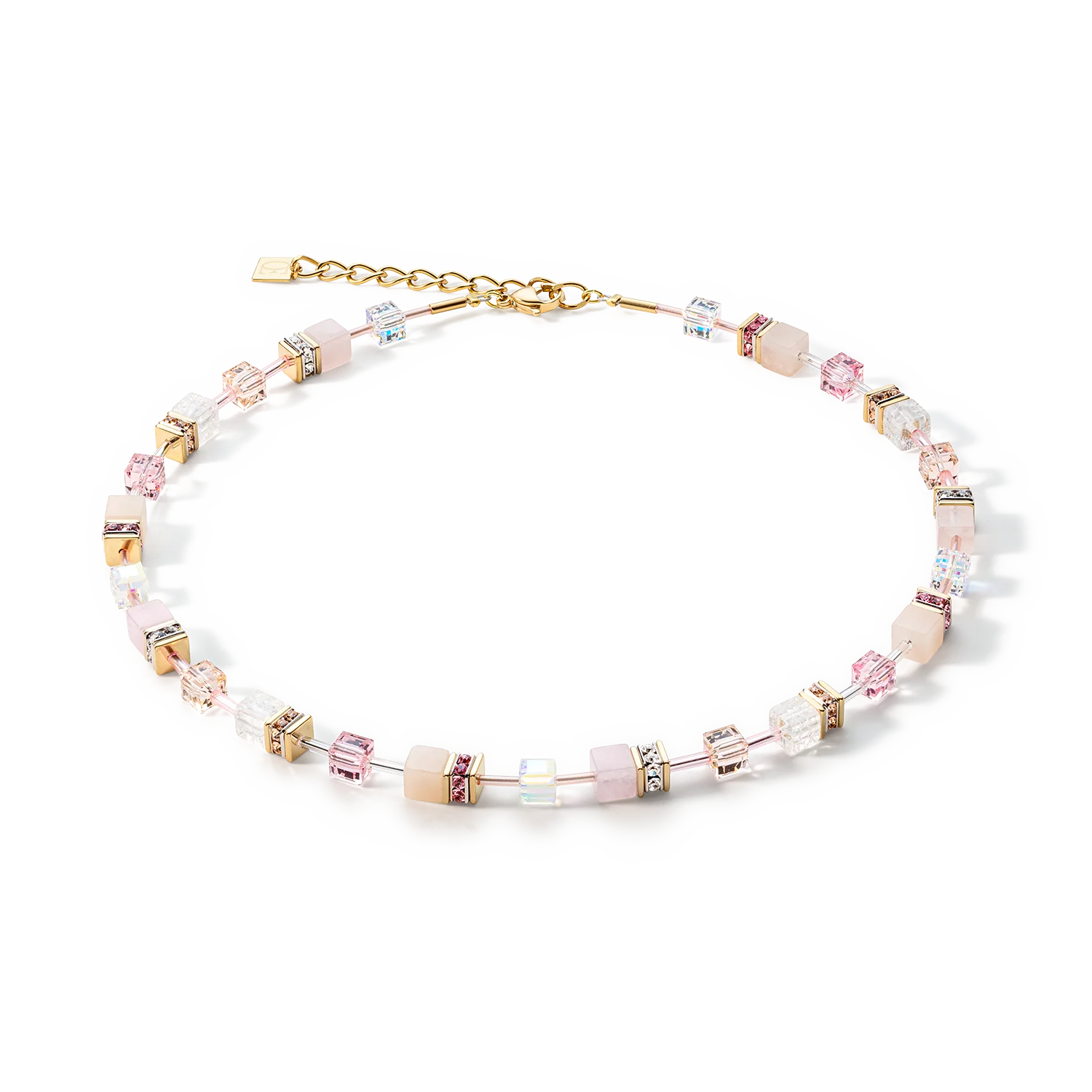 Collier GeoCUBE® Iconic Precious rose clair