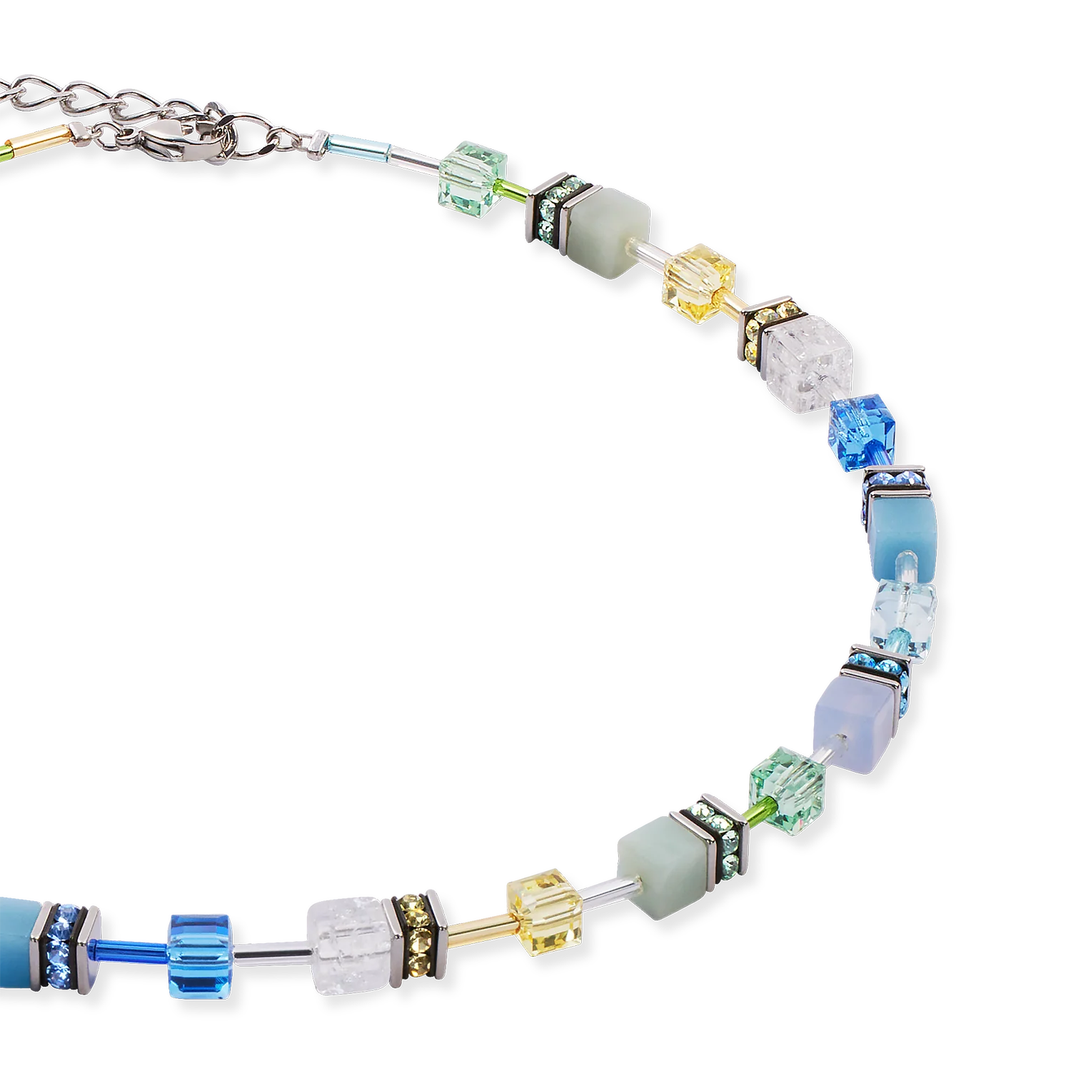 Collier GeoCUBE® Iconic Precious vert aqua - Image 2