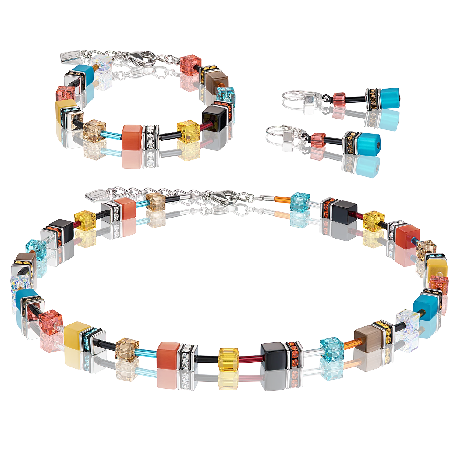 Collier GeoCUBE® multicolore daylight fresh - Image 3