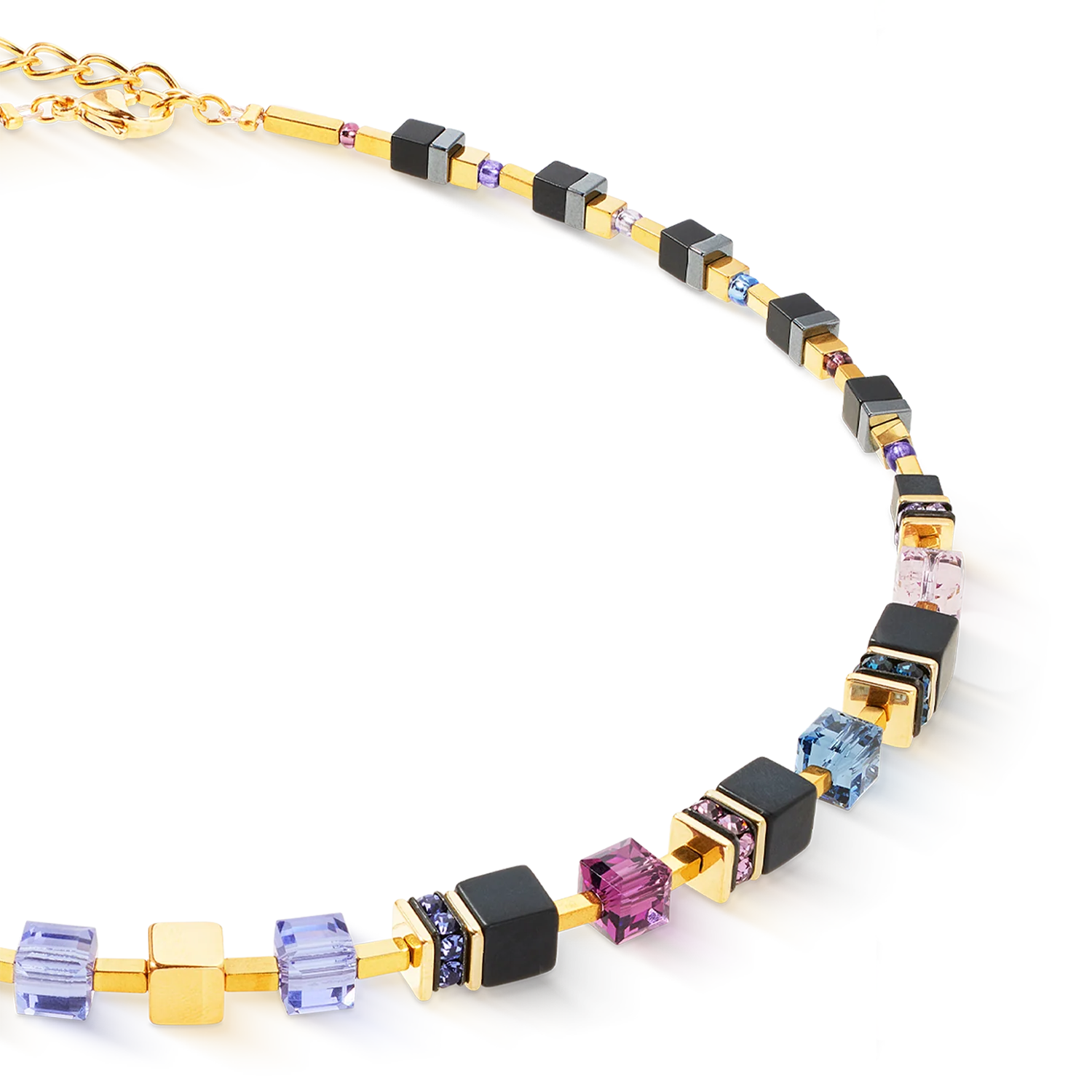 Collier GeoCUBE® Precious Classic Blue Moon or - Image 2