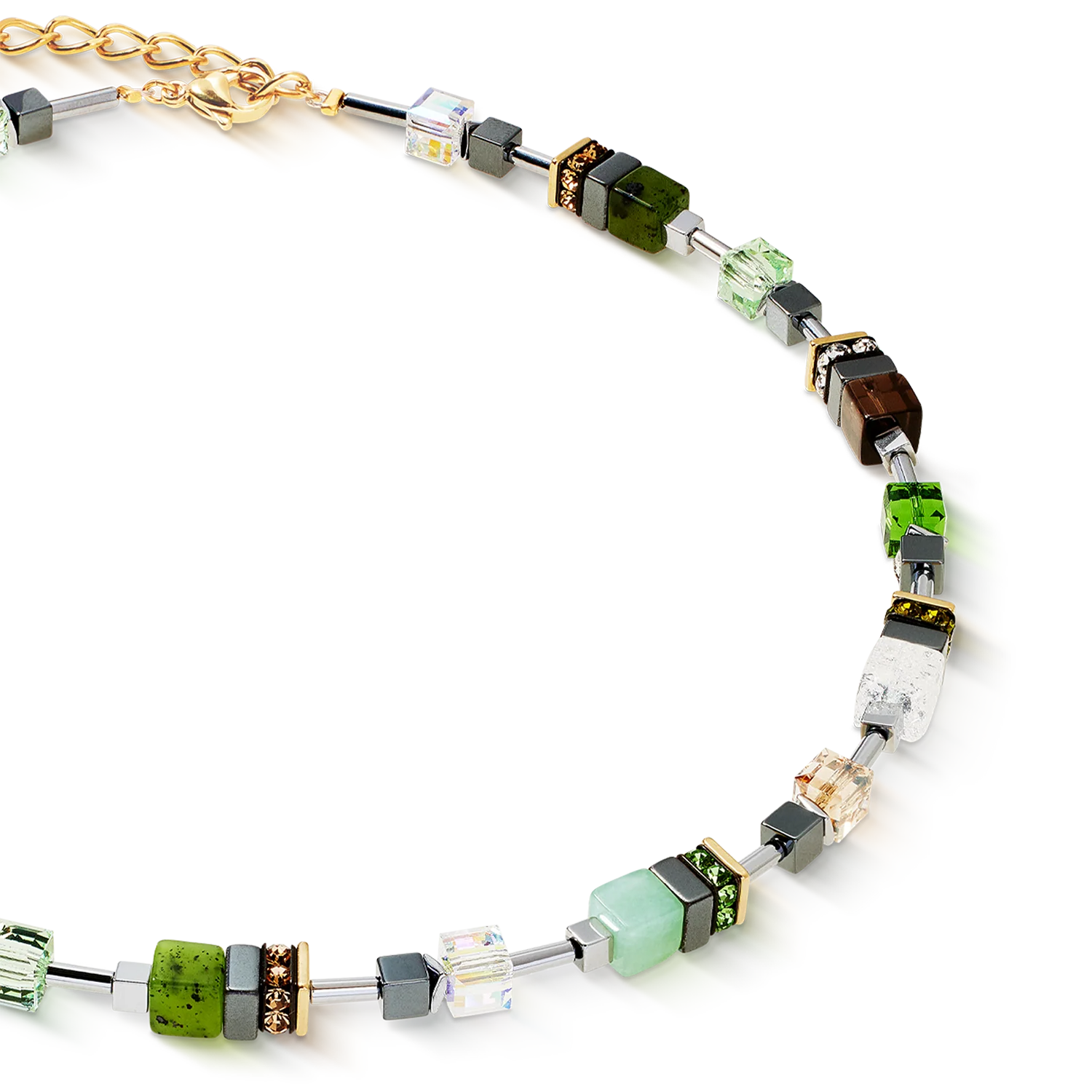 Collier GeoCUBE® Precious Motion Forest Light or - Image 2