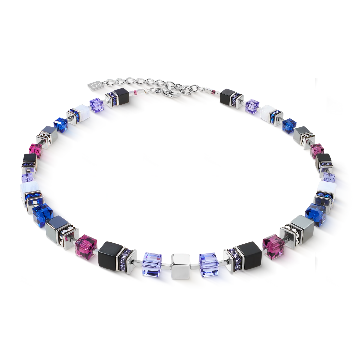 Collier GeoCUBE® Precious Statement Blue Moon