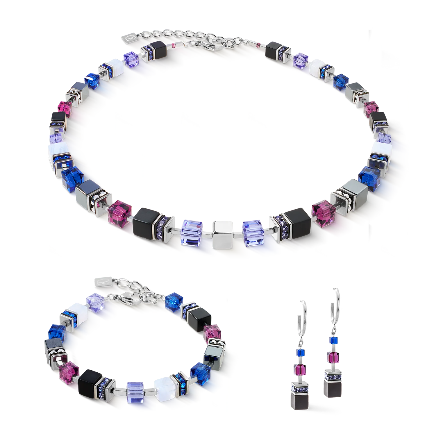 Collier GeoCUBE® Precious Statement Blue Moon - Image 3