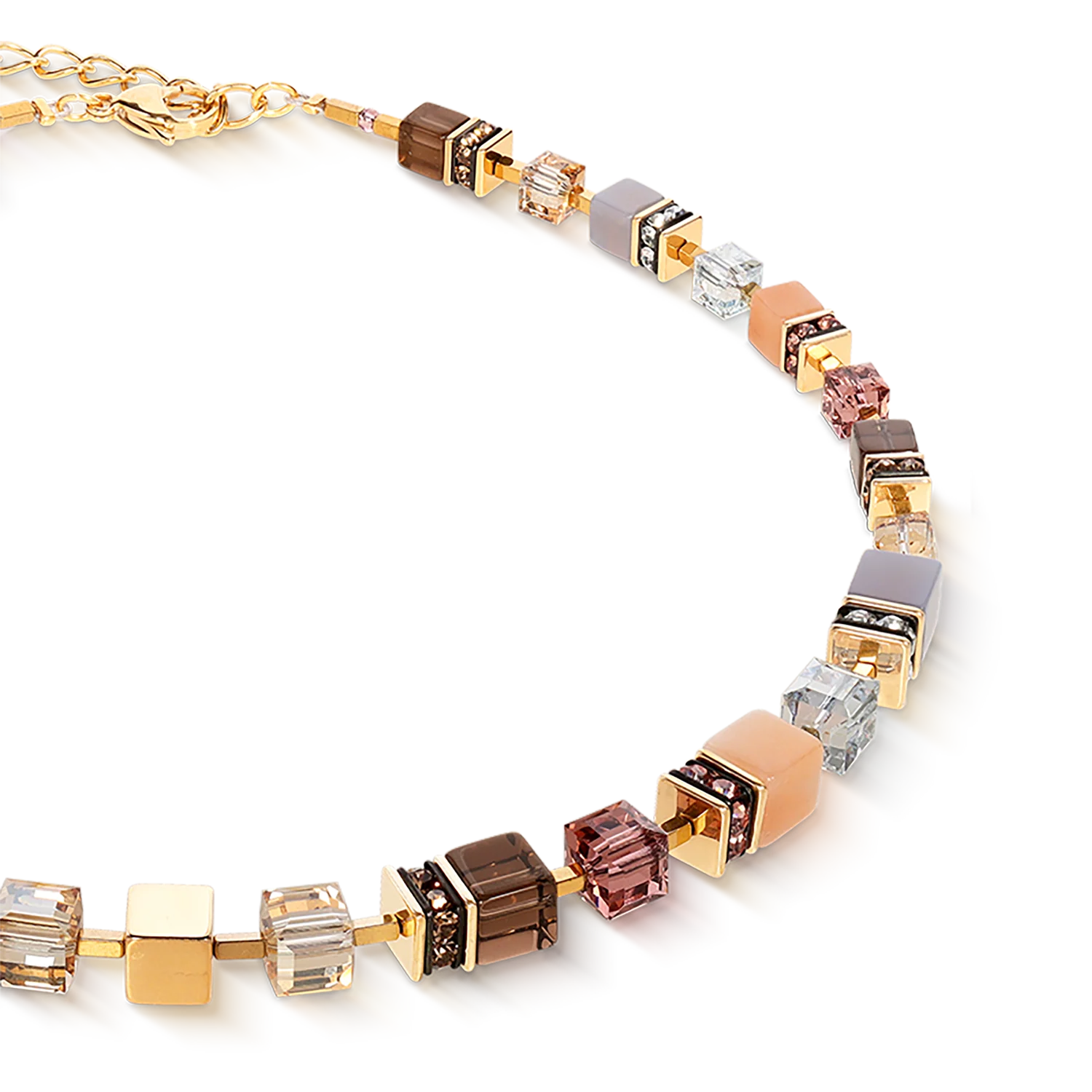 Collier GeoCUBE® Precious Statement golden Blush - Image 2