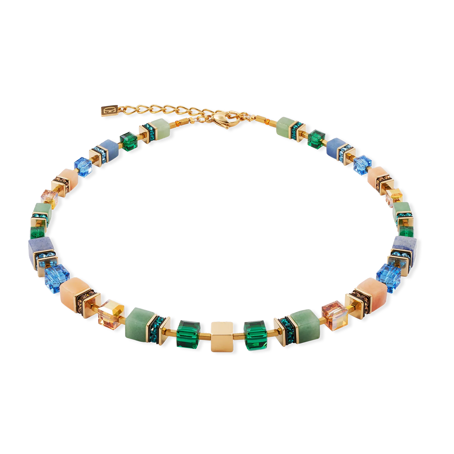 Collier GeoCUBE® Precious Statement or-spring