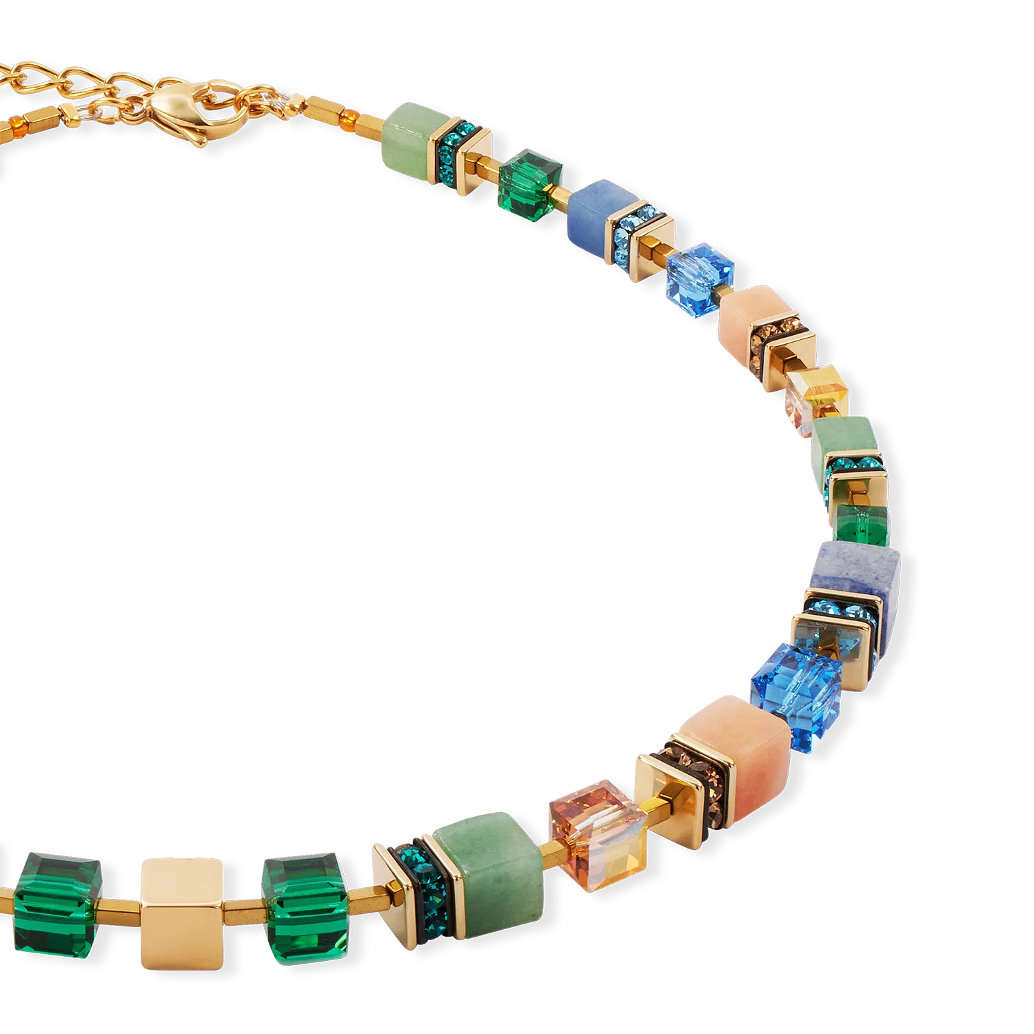 Collier GeoCUBE® Precious Statement or-spring - Image 2