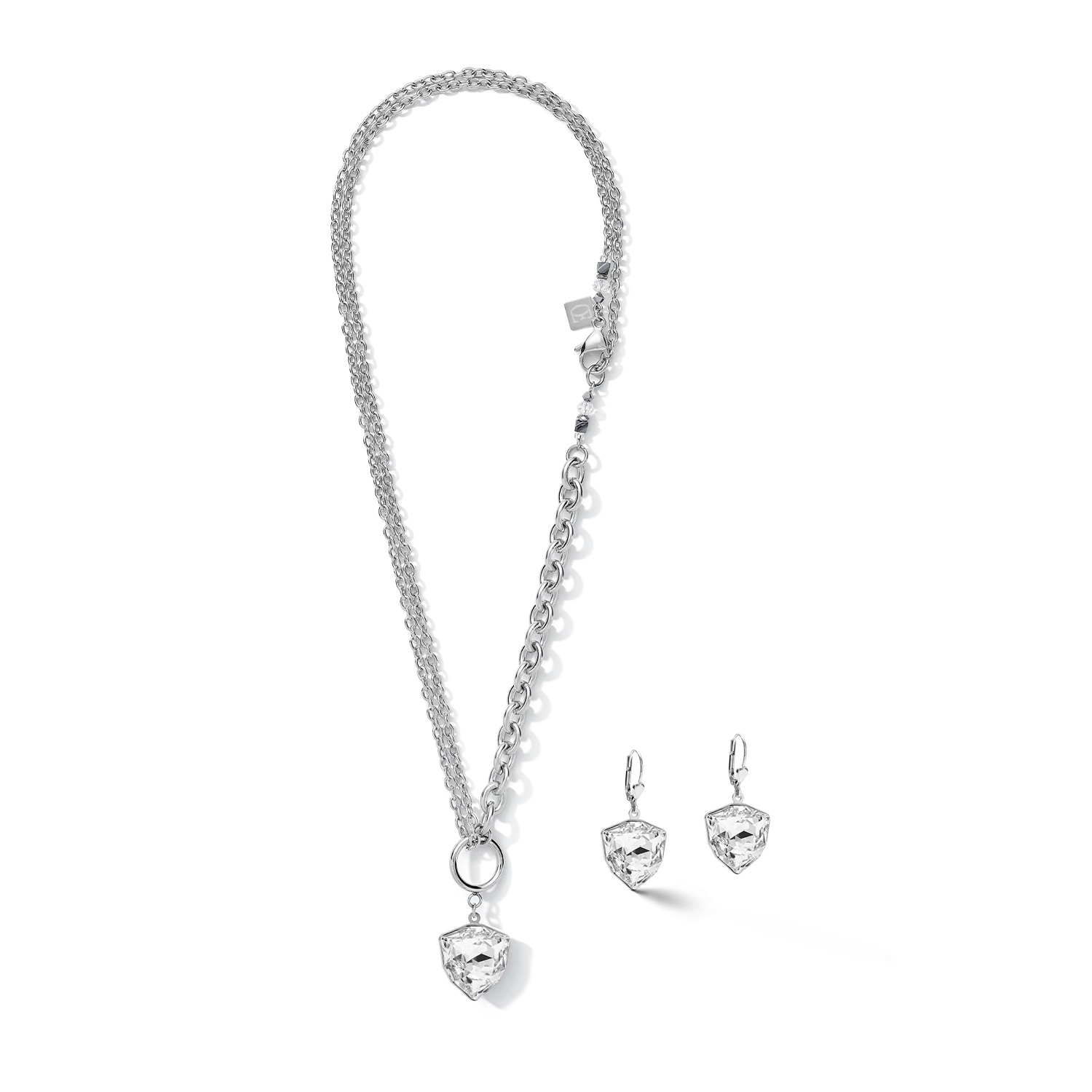 Collier Magic crystal & chunky chain cristal - Image 2