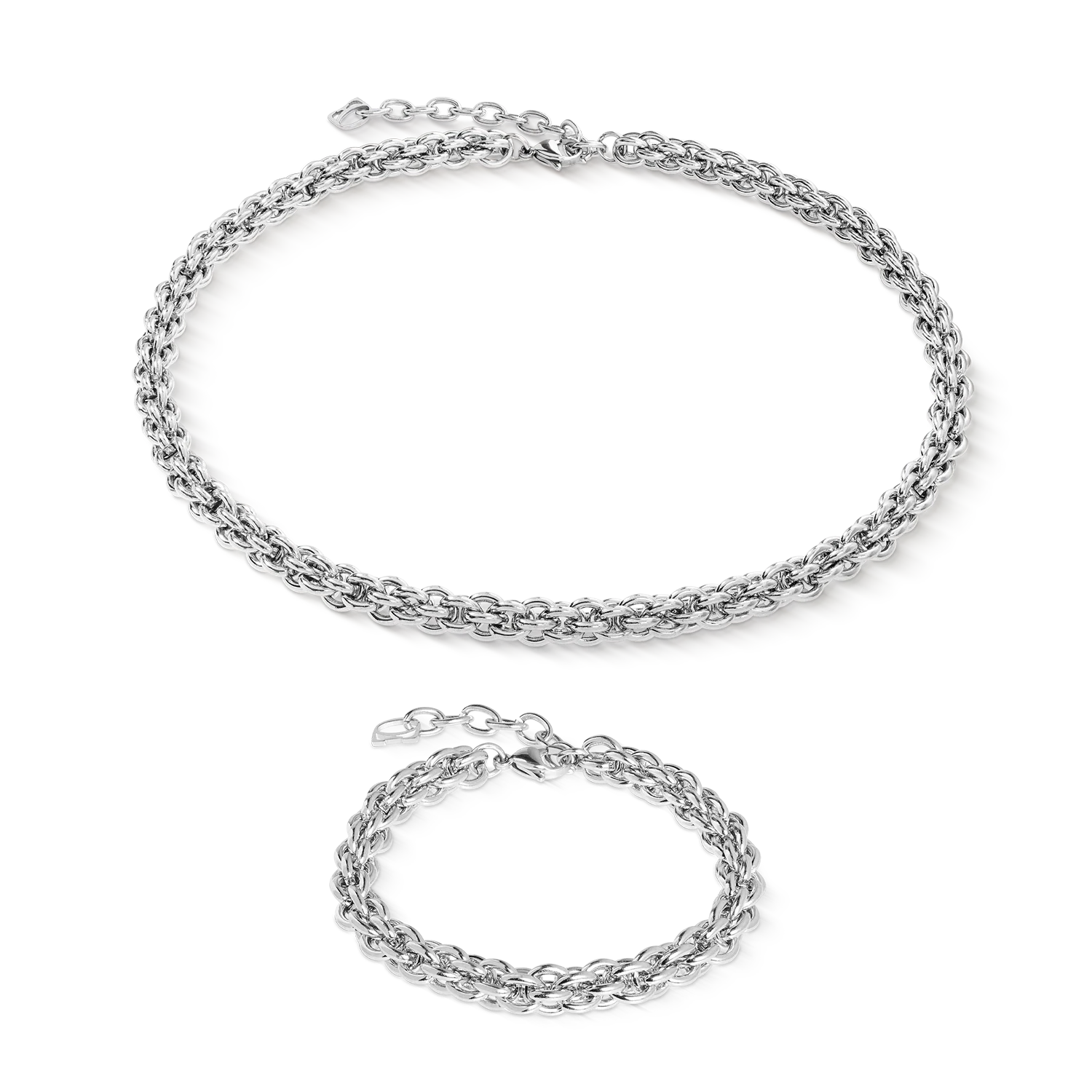 Collier Mesh Chain Classic argent - Image 3