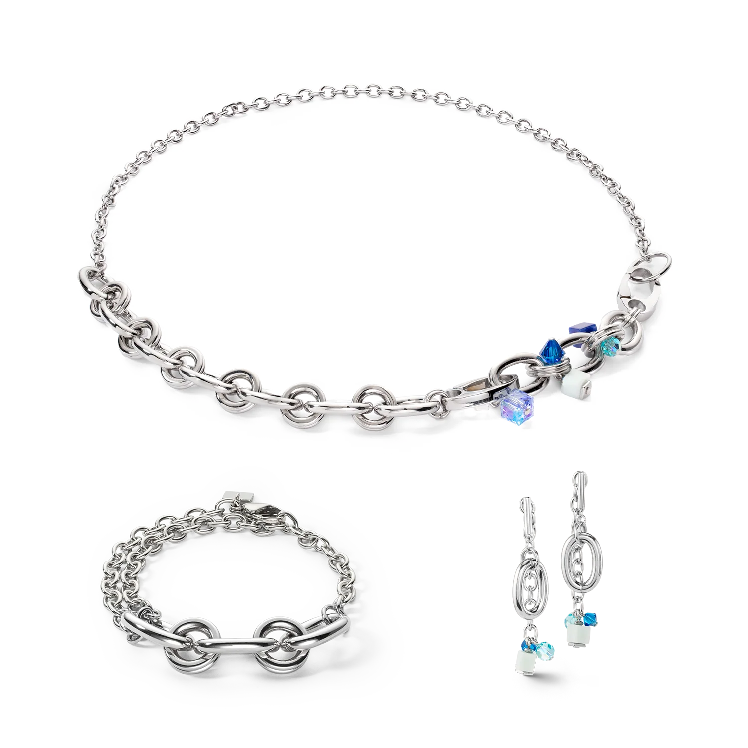 Collier Neptunes Treasure argent bleu - Image 3