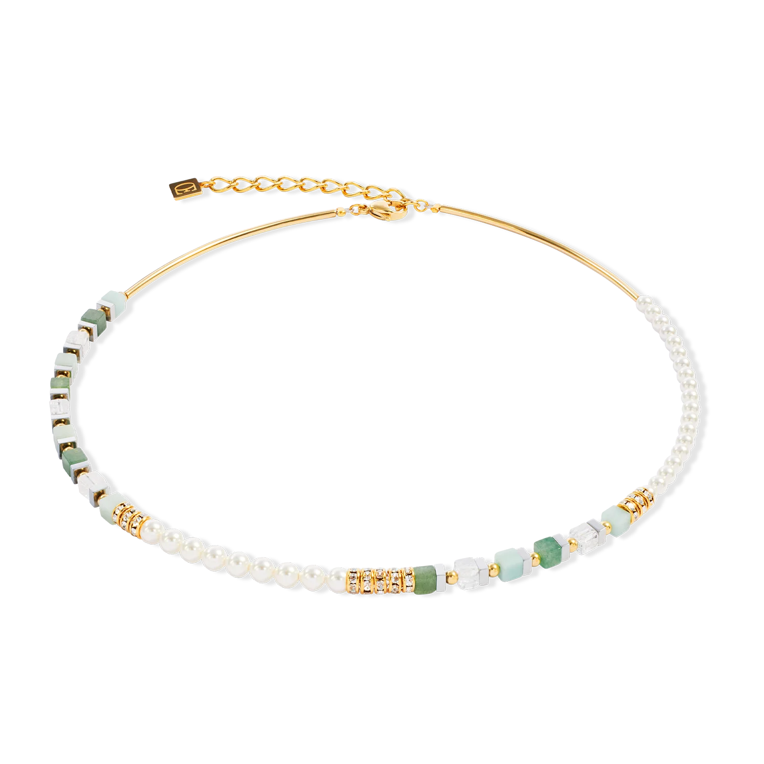 Collier Precious Fusion Offset or-vert